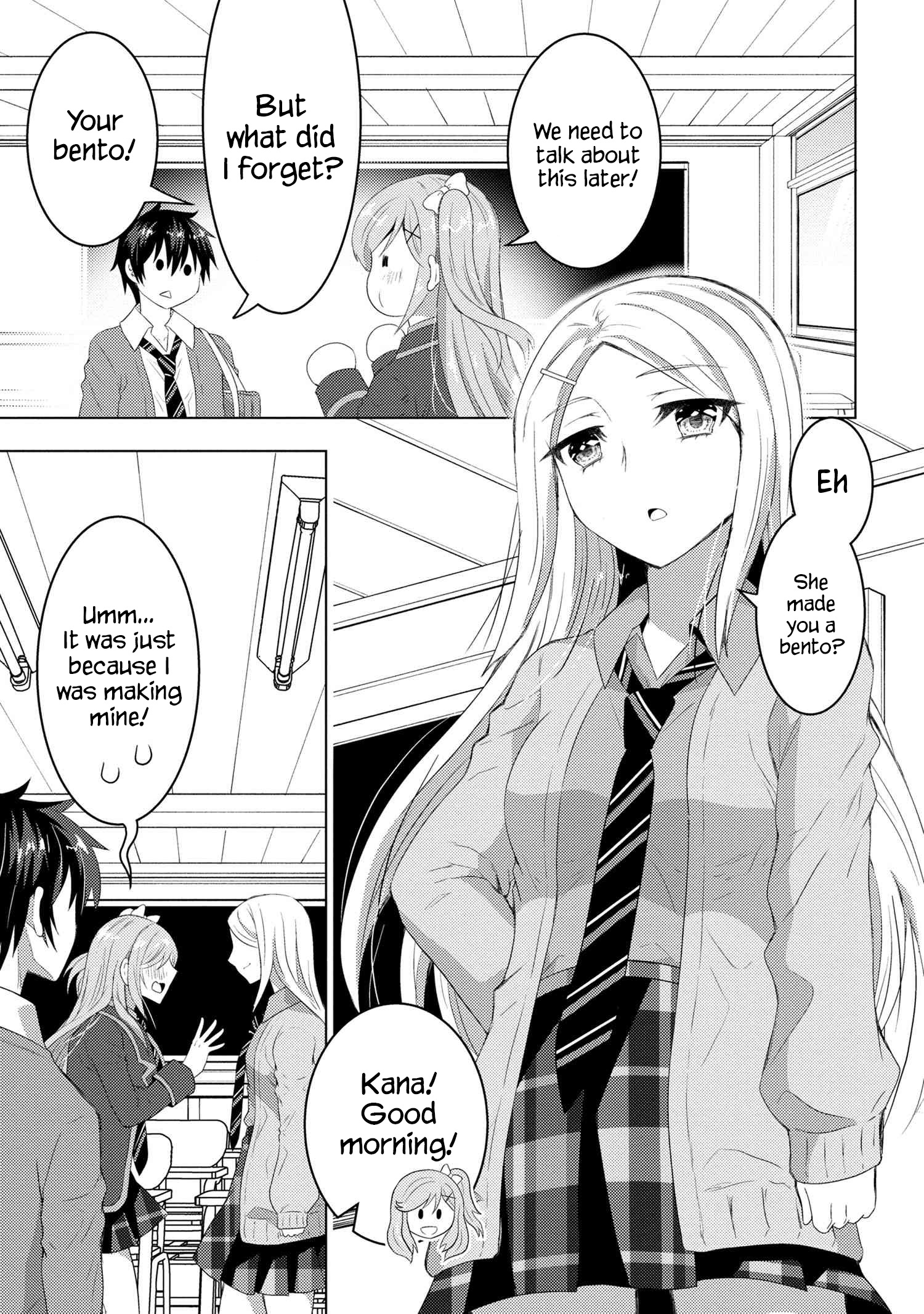 Konbini Goutou kara Tasuketa Jimi Tenin ga, Onaji Kurasu no Ubu de Kawaii Gyaru datta chapter 3.1 page 7