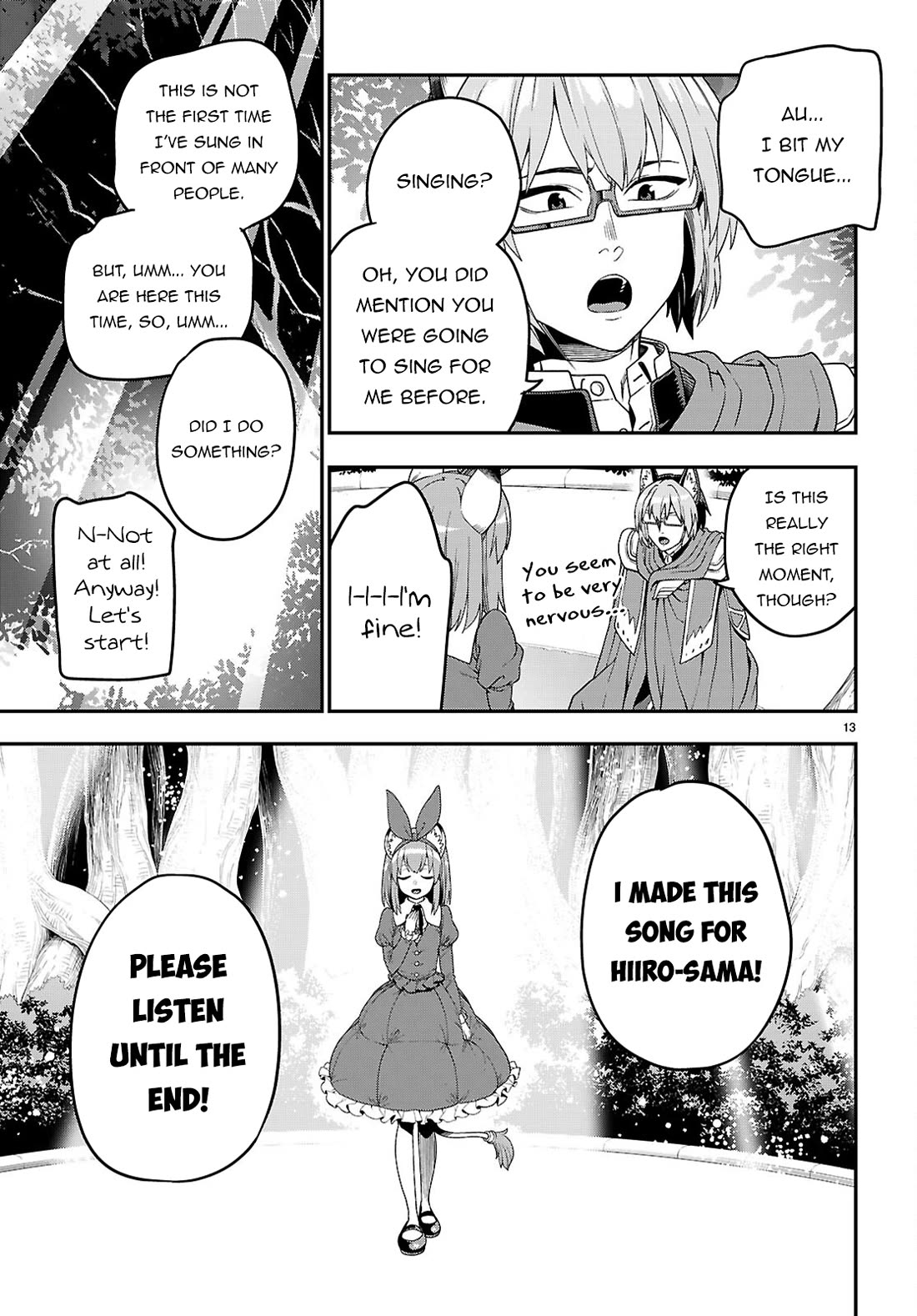 Konjiki no Moji Tsukai - Yuusha Yonin ni Makikomareta Unique Cheat chapter 110 page 14