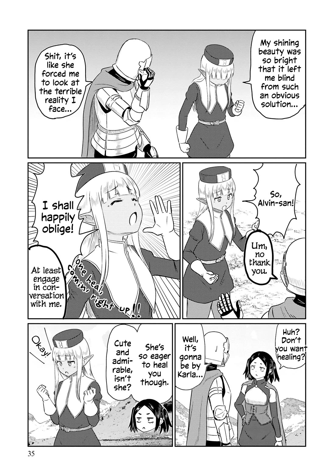 Kono Healer Mendokusai chapter 71 page 4