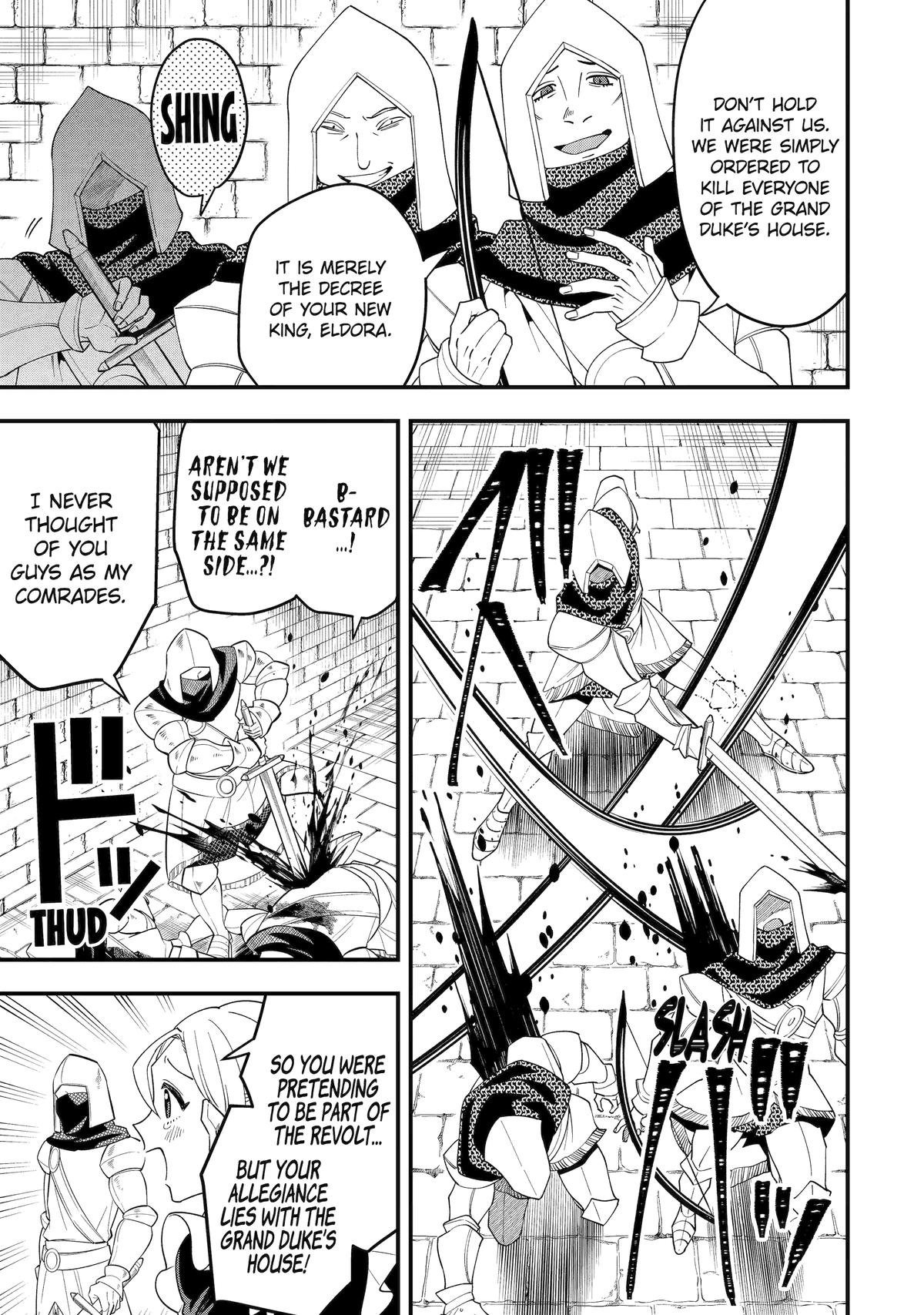 Kouryakuhon o Kushi Suru Saikyou no Mahoutsukai ~ meirei sa sero to wa Iwa Senai Oreryuu Mao Tobatsu Saizen Ruuto ~ chapter 56 page 23