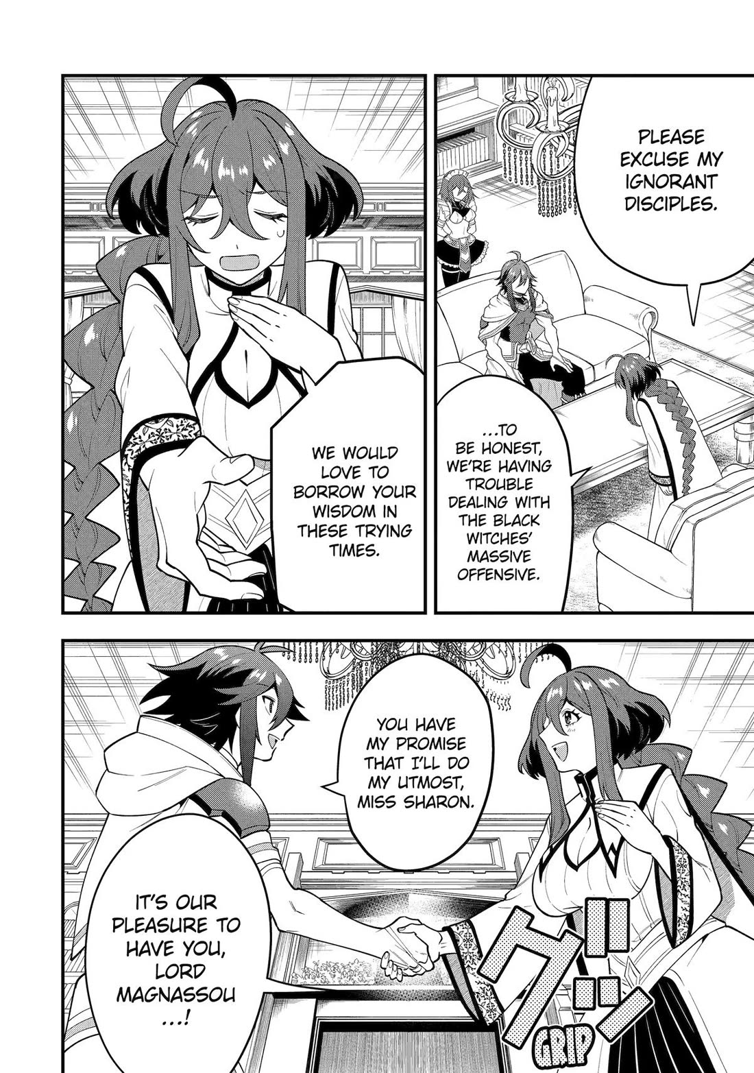 Kouryakuhon o Kushi Suru Saikyou no Mahoutsukai ~ meirei sa sero to wa Iwa Senai Oreryuu Mao Tobatsu Saizen Ruuto ~ chapter 62 page 14