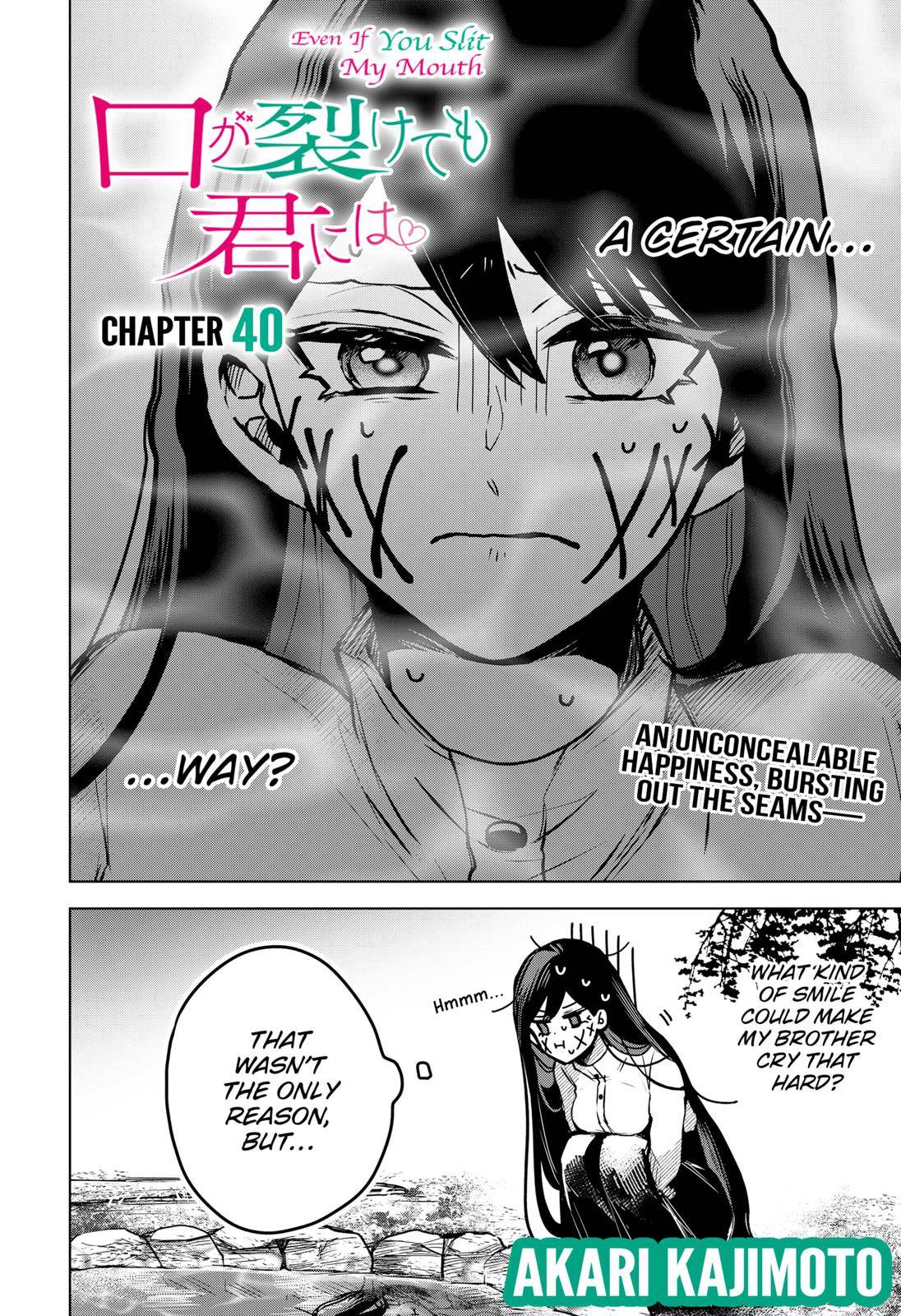 Kuchi ga Saketemo Kimi ni wa (2020) chapter 40 page 2