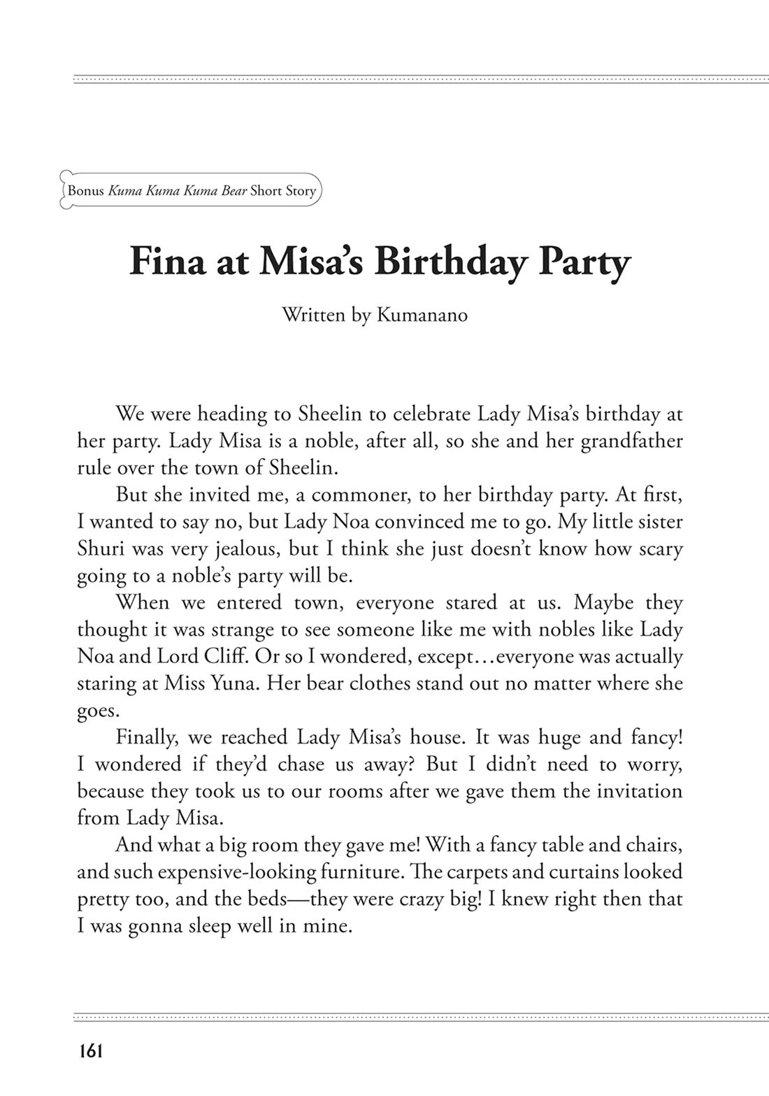 Kuma Kuma Kuma Bear chapter 130.5 page 1