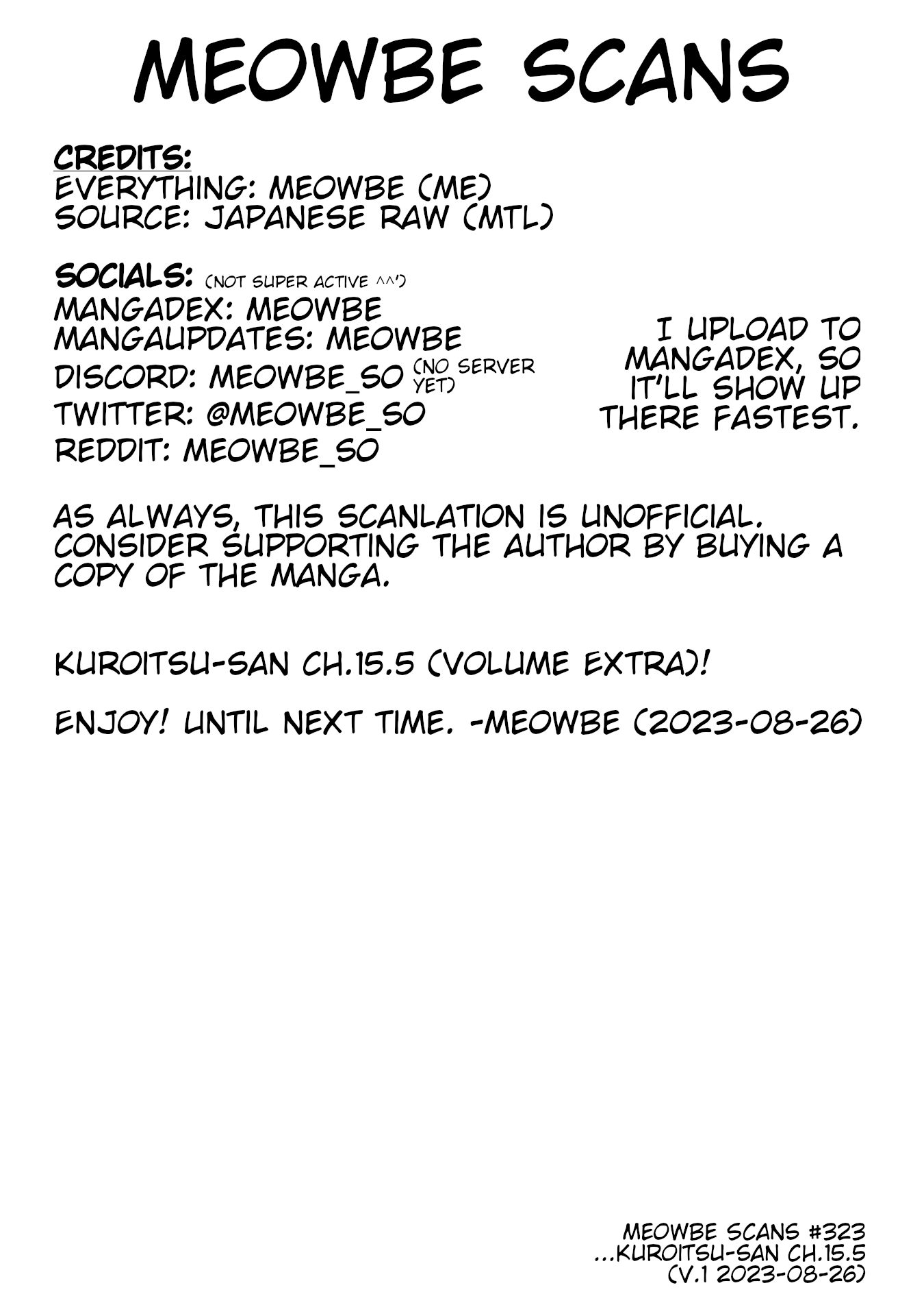 Kuroitsu-san in the Superhuman Research & Development Department chapter 15.5 page 5