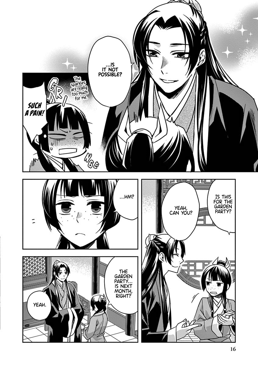 Kusuriya no Hitorigoto ~Maomao no Koukyuu Nazotoki Techou~ chapter 27 page 16