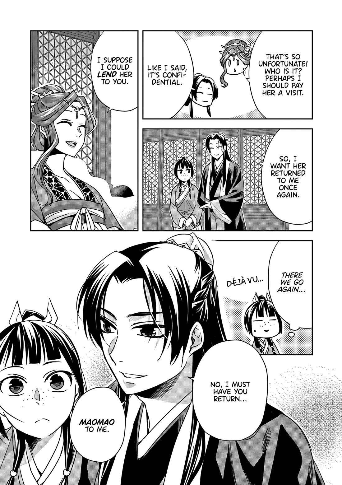 Kusuriya no Hitorigoto ~Maomao no Koukyuu Nazotoki Techou~ chapter 55 page 23