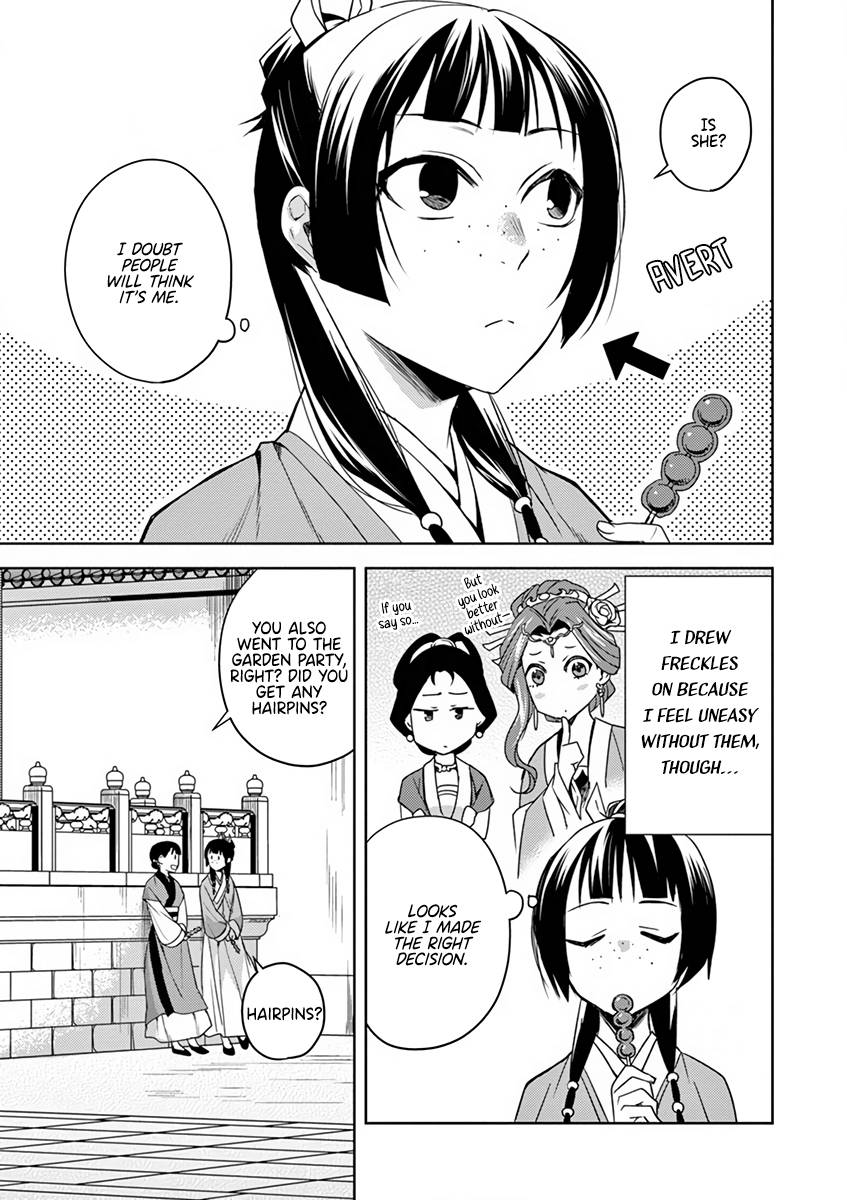 Kusuriya no Hitorigoto ~Maomao no Koukyuu Nazotoki Techou~ chapter 8 page 3