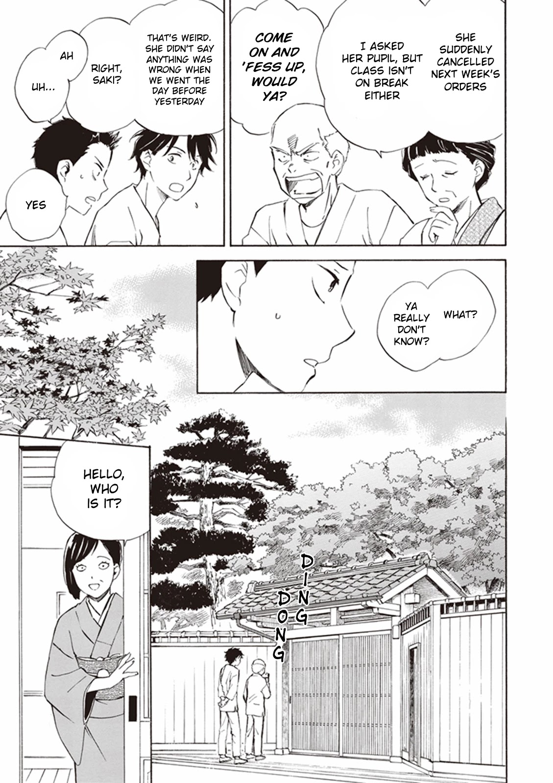 Kyoto & Wagashi & Family chapter 3 page 9