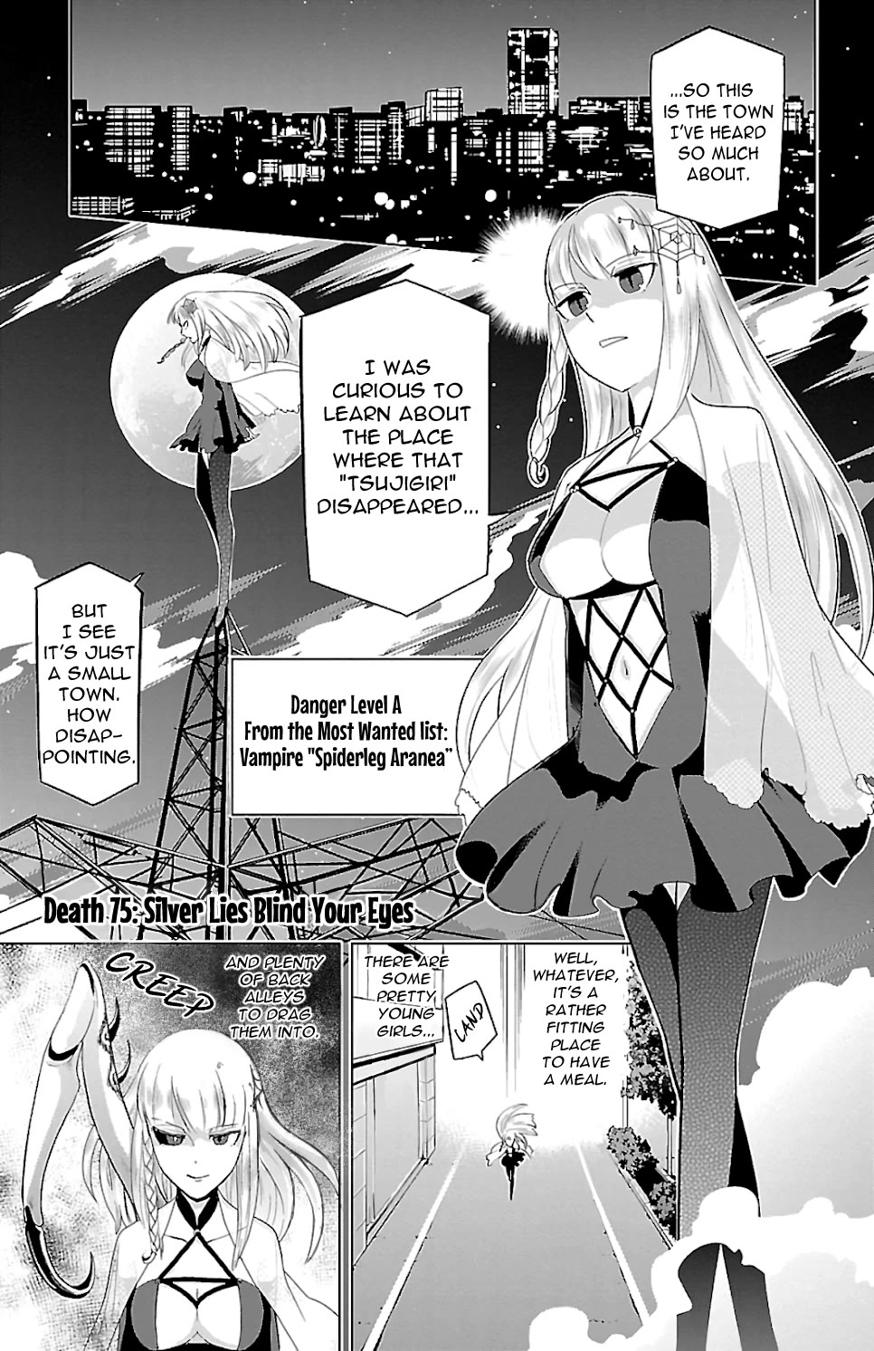 Kyuuketsuki Sugu Shinu chapter 75 page 1