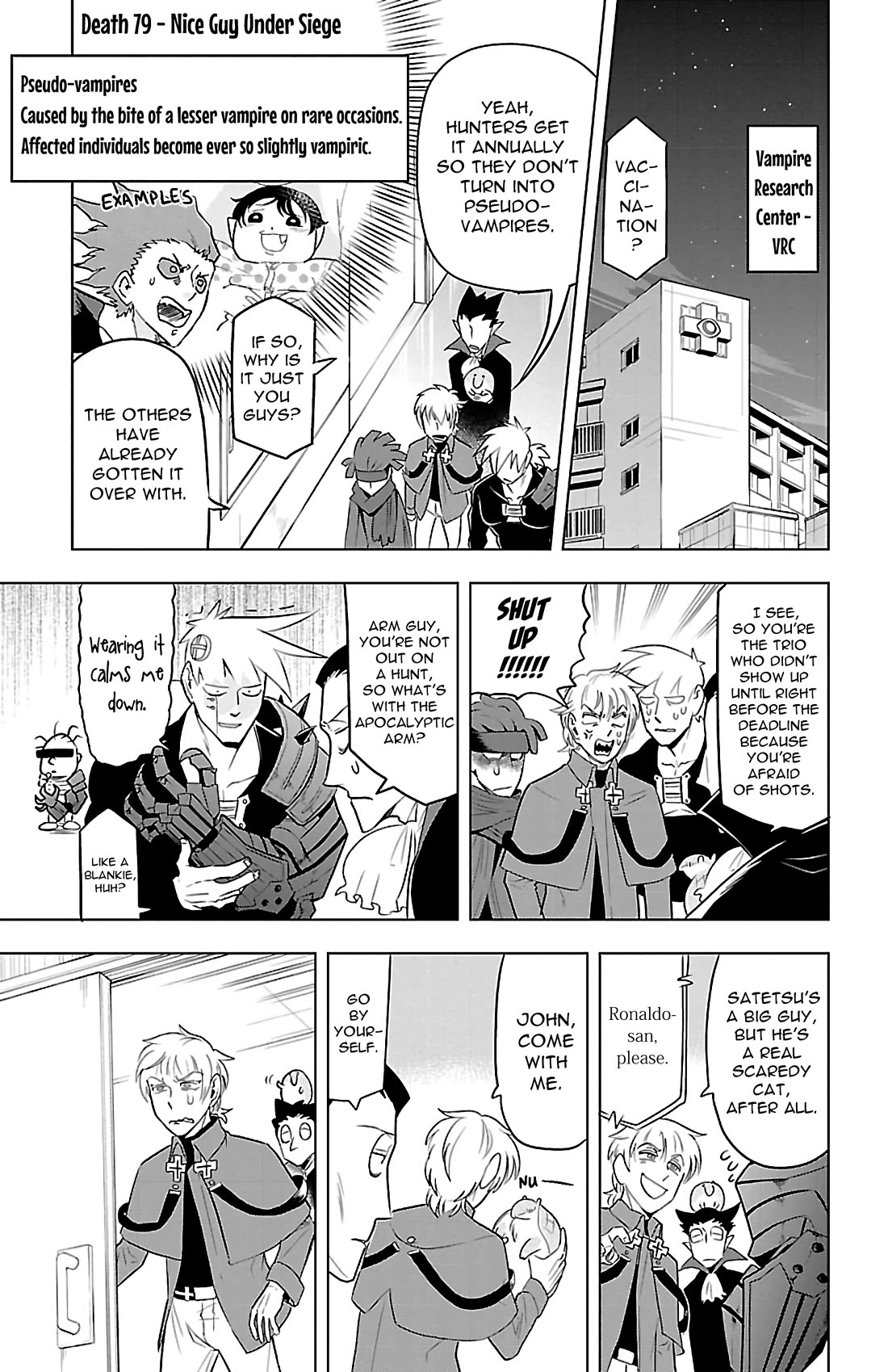 Kyuuketsuki Sugu Shinu chapter 79 page 1