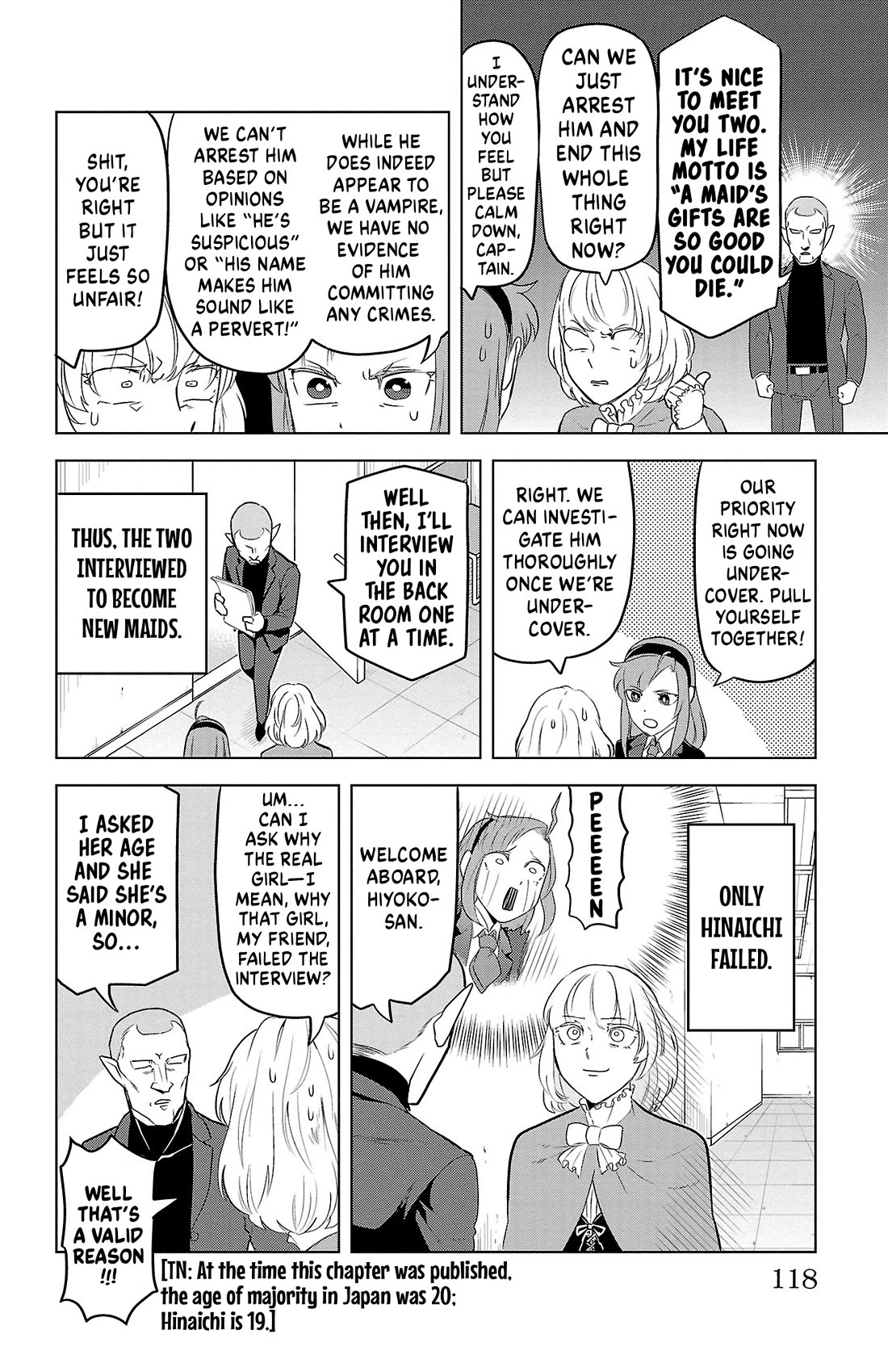 Kyuuketsuki Sugu Shinu chapter 94 page 4