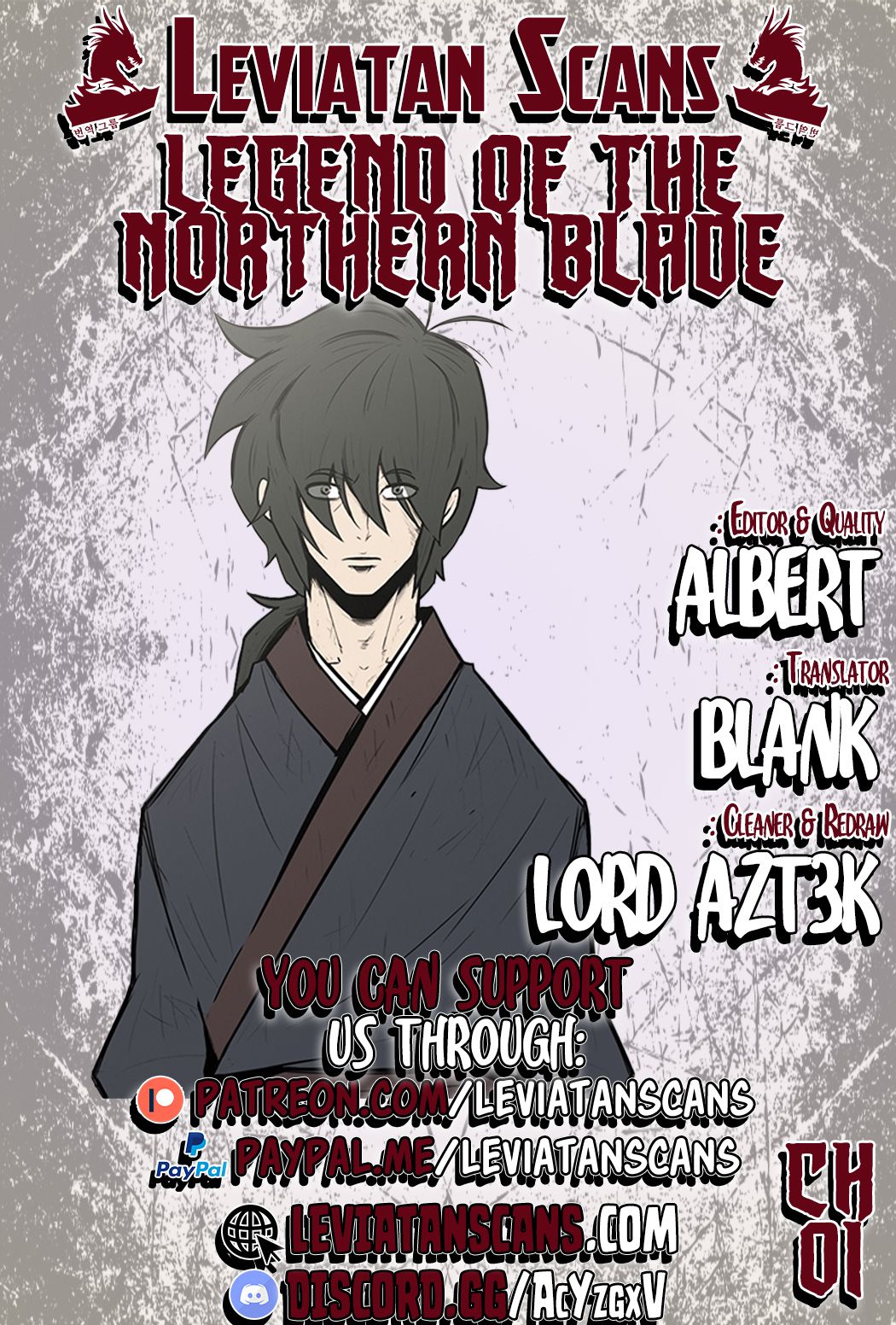 Legend of the Northern Blade chapter 1 page 1