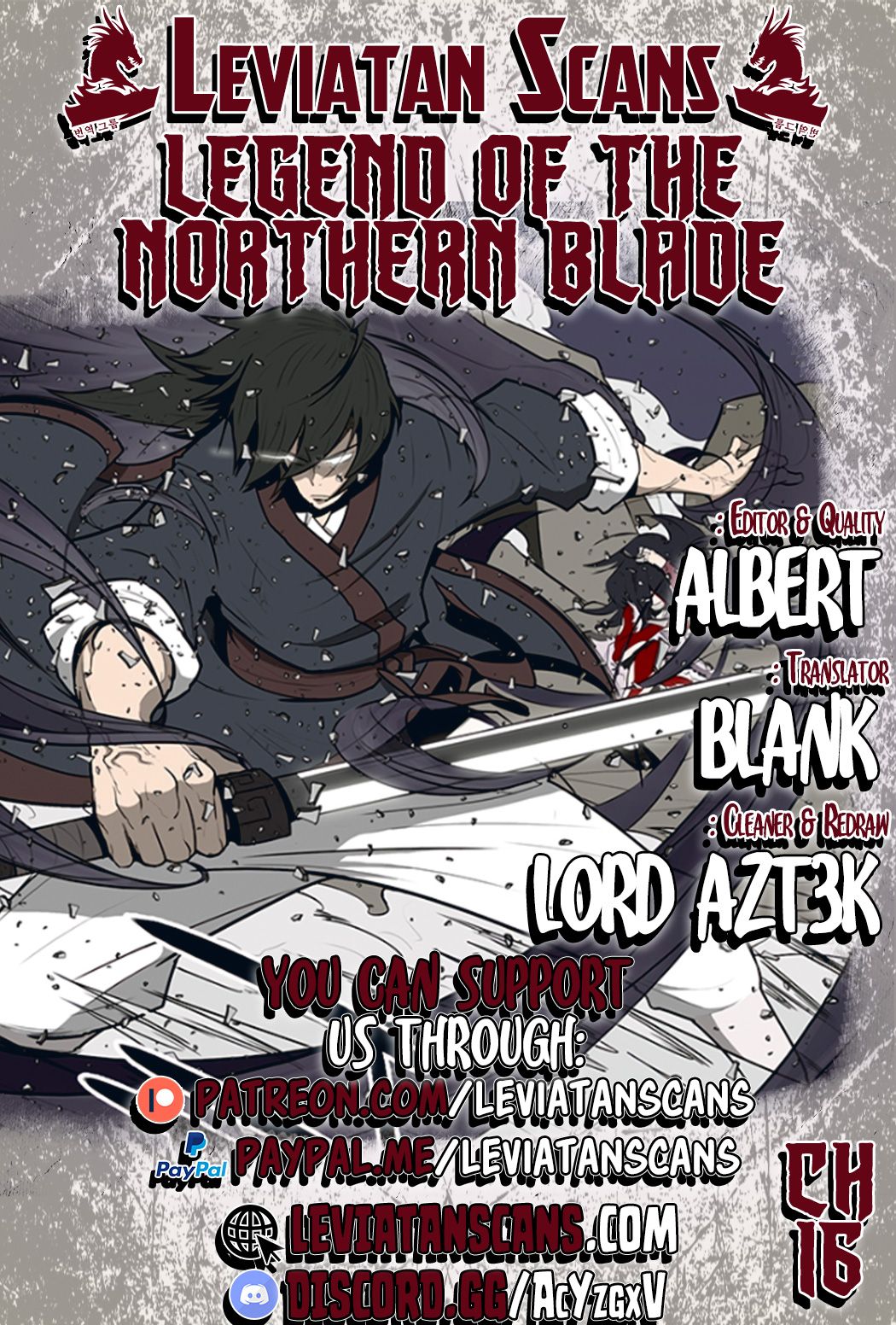 Legend of the Northern Blade chapter 16 page 1