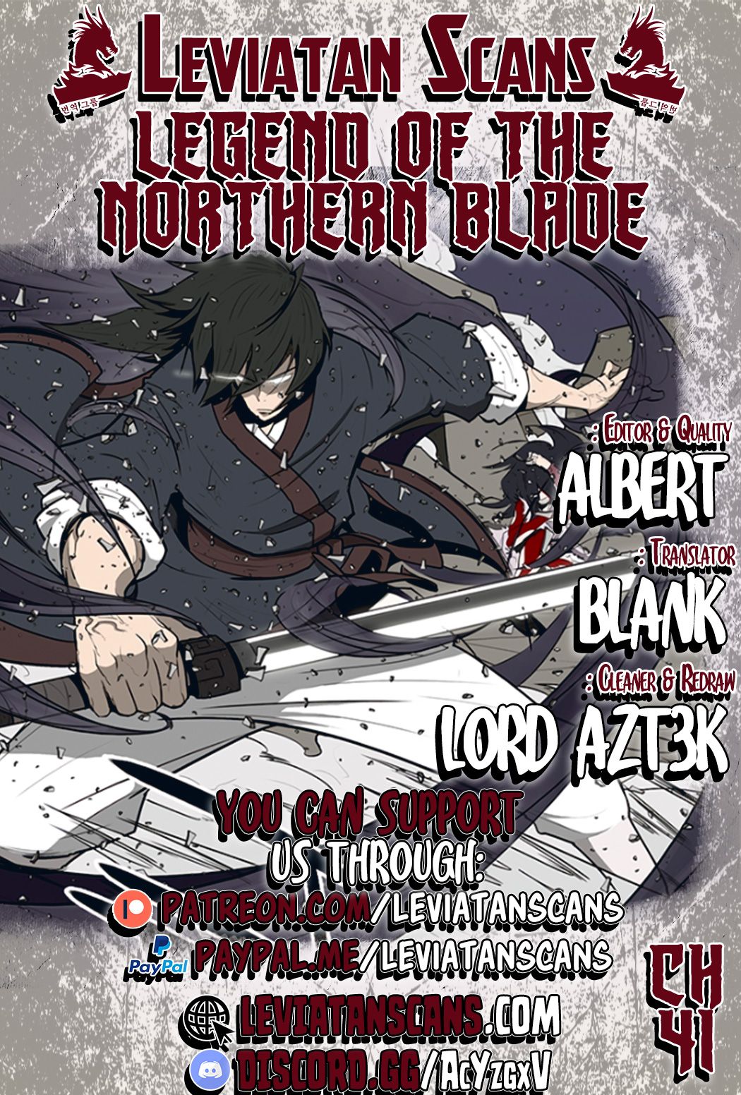 Legend of the Northern Blade chapter 41 page 1