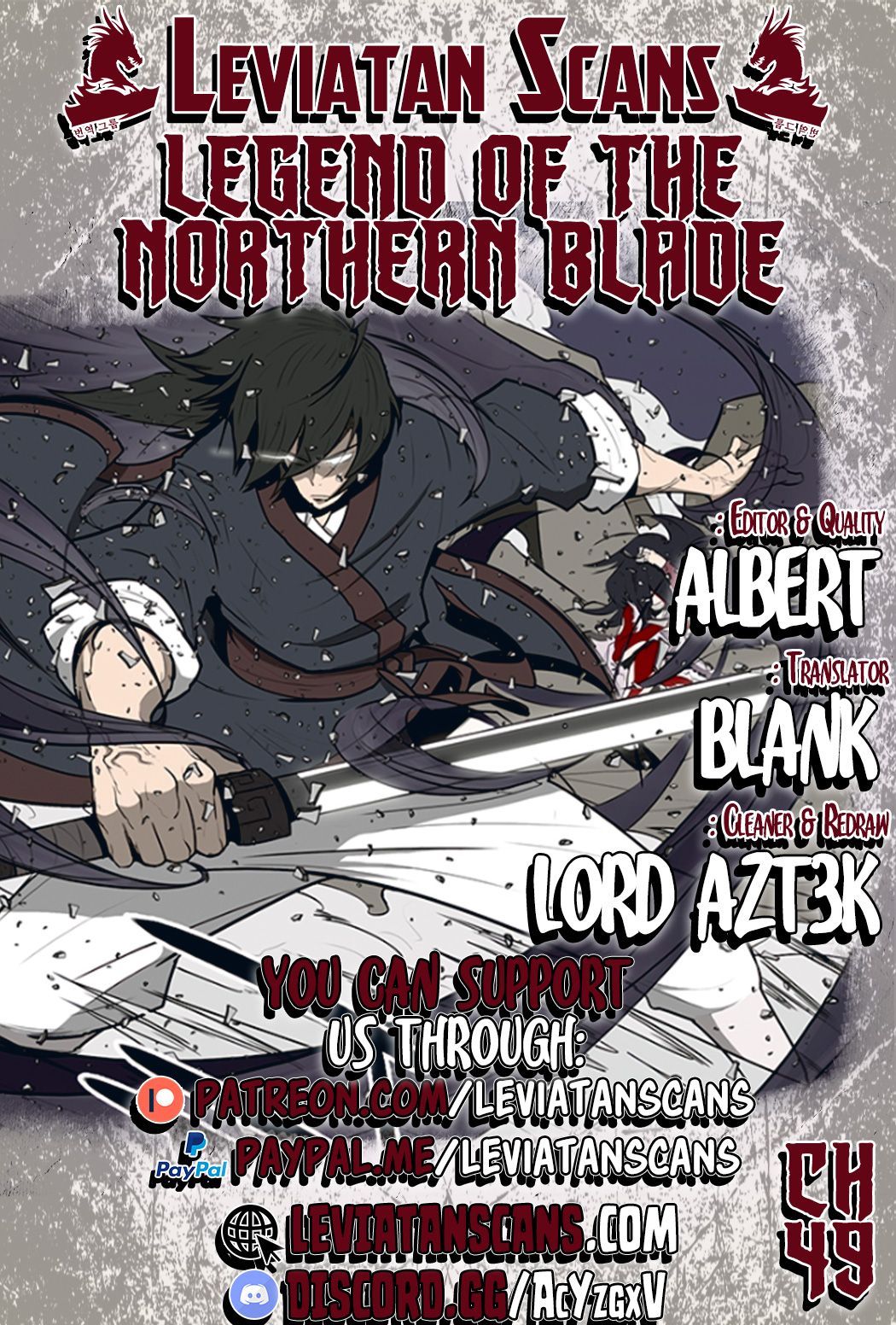 Legend of the Northern Blade chapter 49 page 1