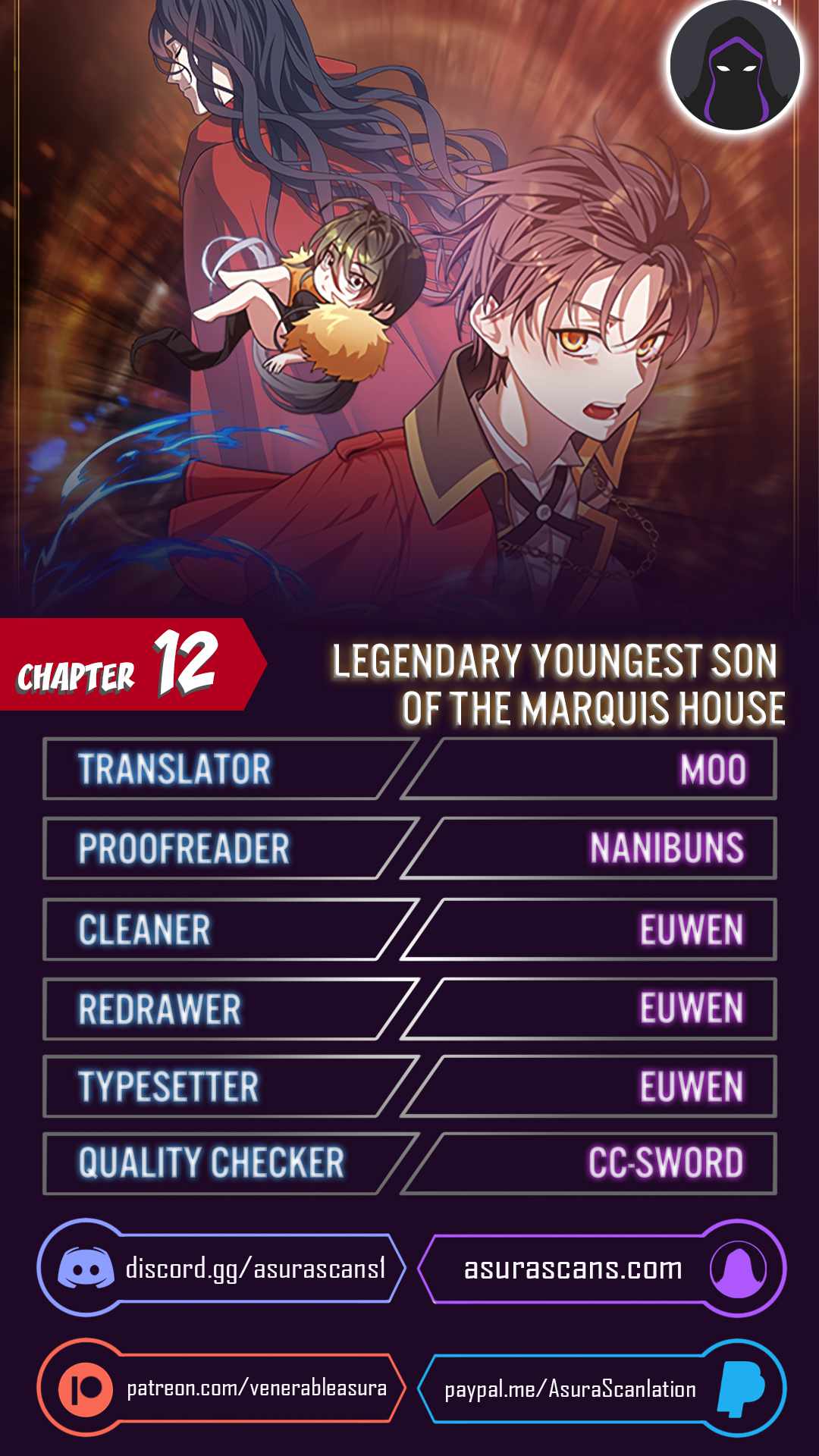 Legendary Youngest Son of the Marquis House chapter 12 page 1