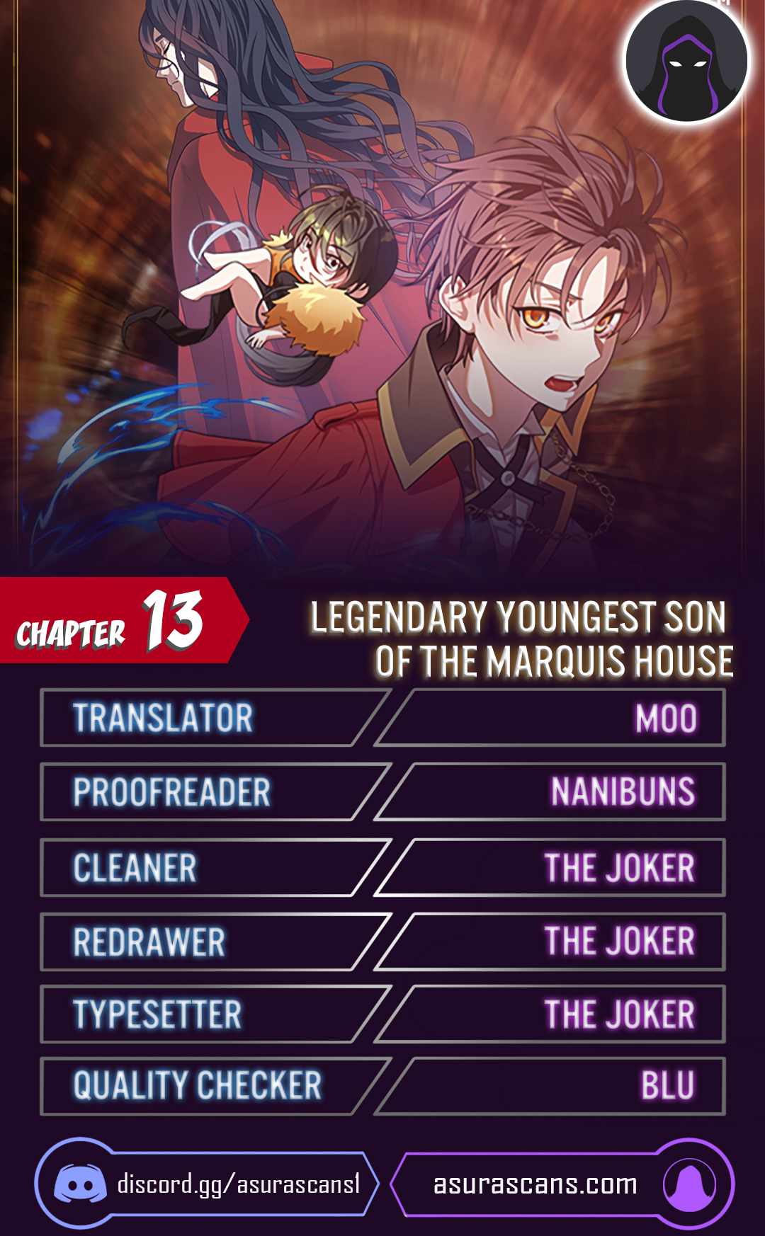 Legendary Youngest Son of the Marquis House chapter 13 page 1