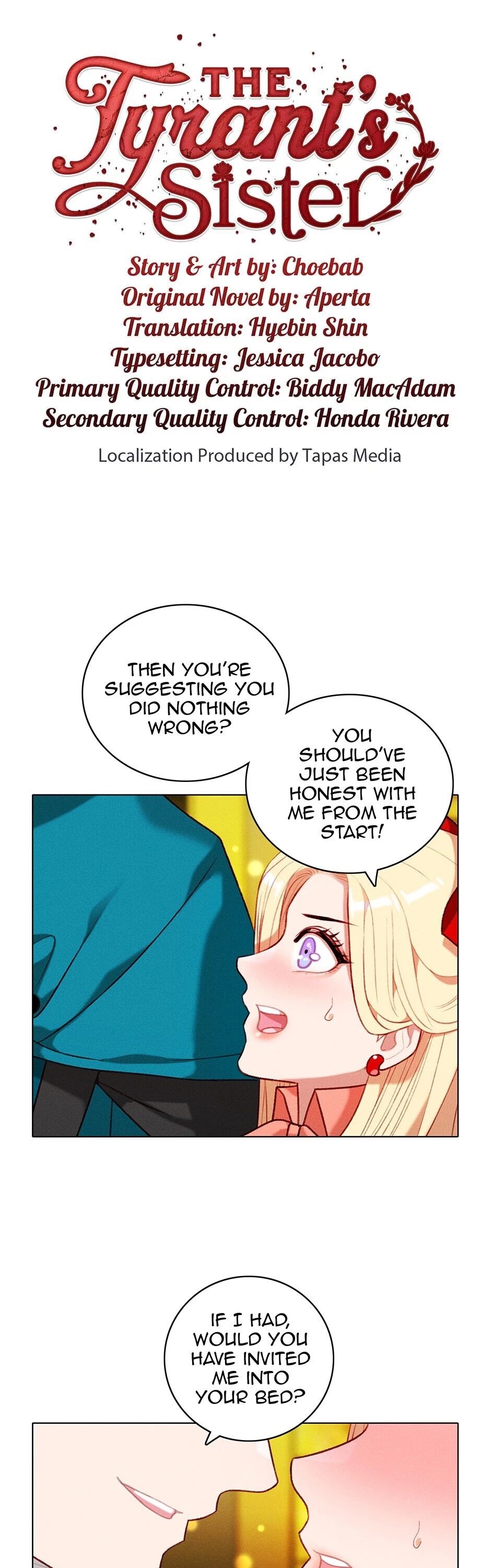 Living as the Tyrant's Older Sister chapter 116 page 1