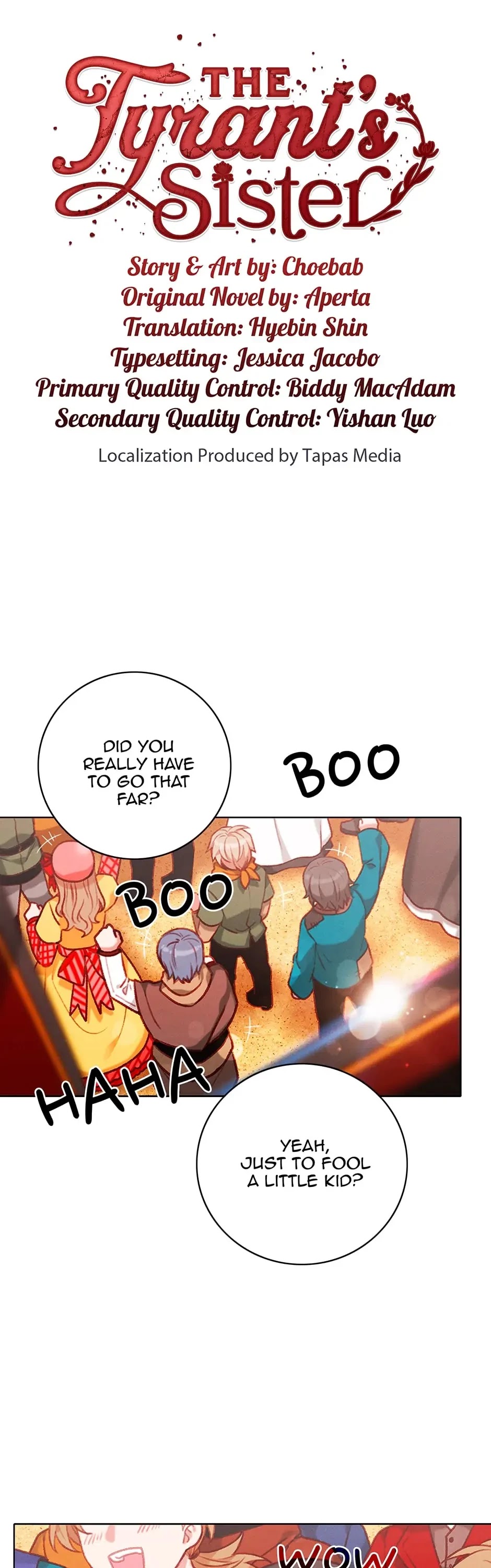 Living as the Tyrant's Older Sister chapter 123 page 1