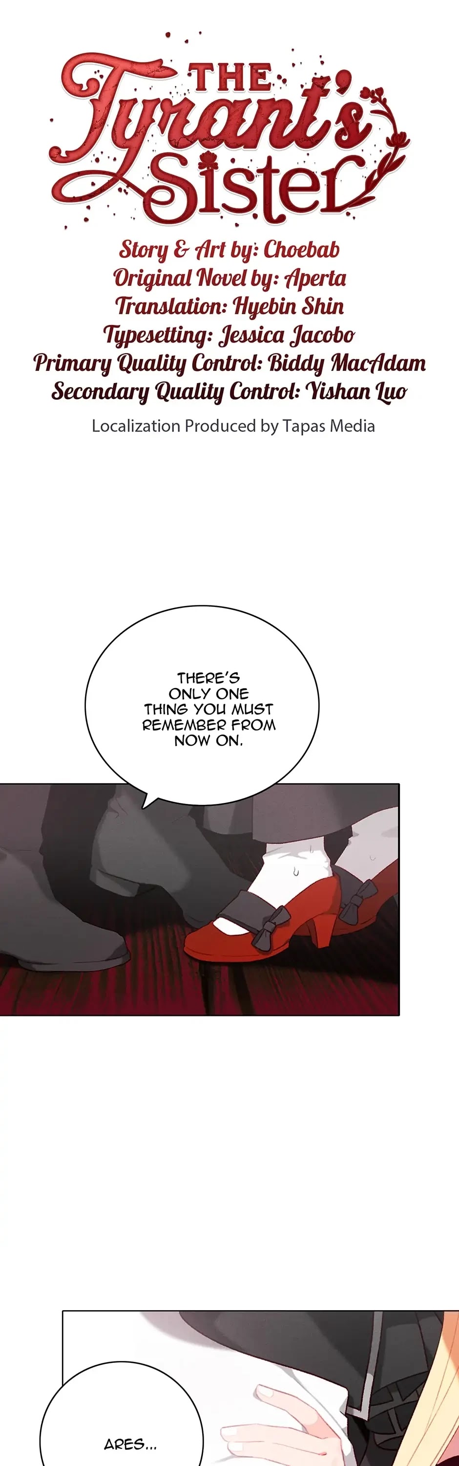 Living as the Tyrant's Older Sister chapter 124 page 1