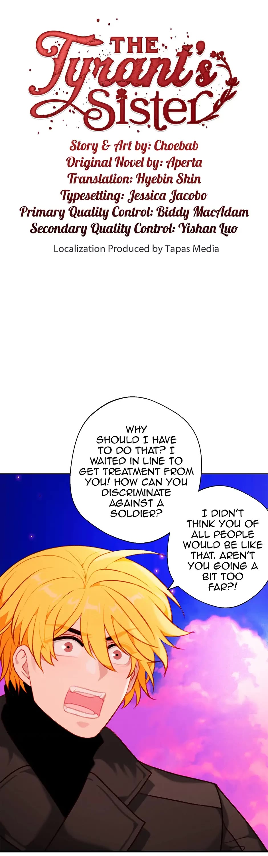 Living as the Tyrant's Older Sister chapter 129 page 1