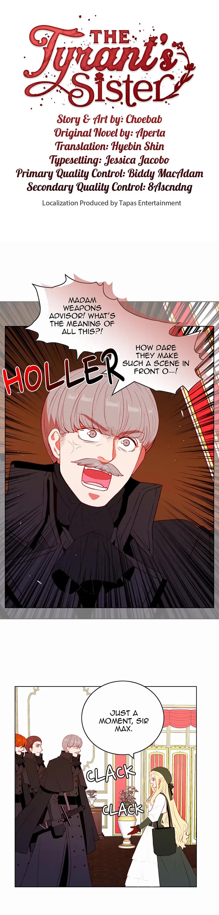 Living as the Tyrant's Older Sister chapter 143 page 1