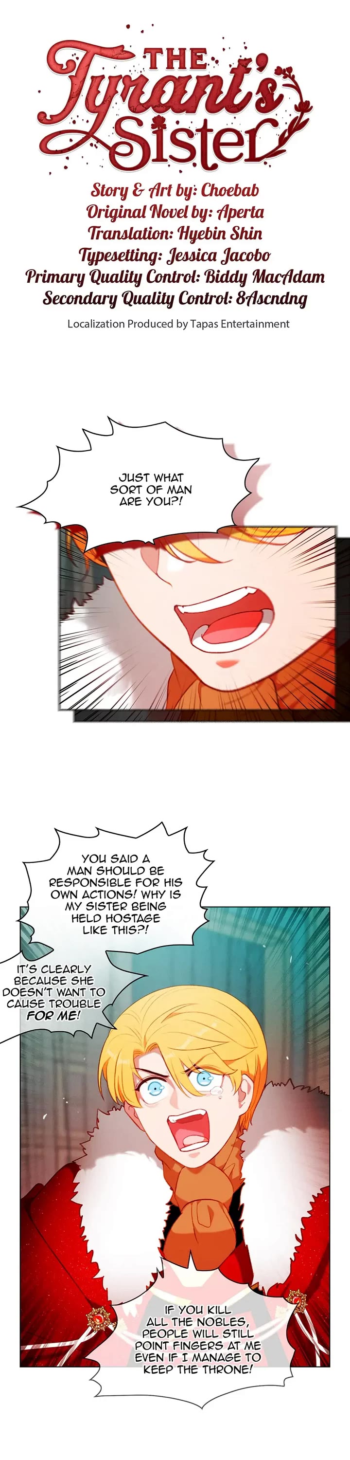 Living as the Tyrant's Older Sister chapter 144 page 1