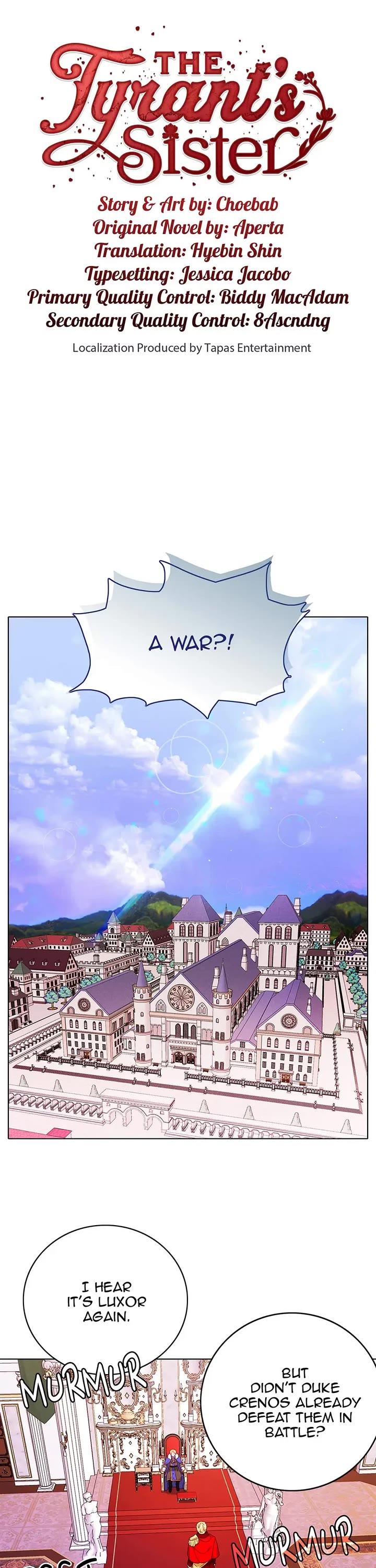 Living as the Tyrant's Older Sister chapter 150 page 1