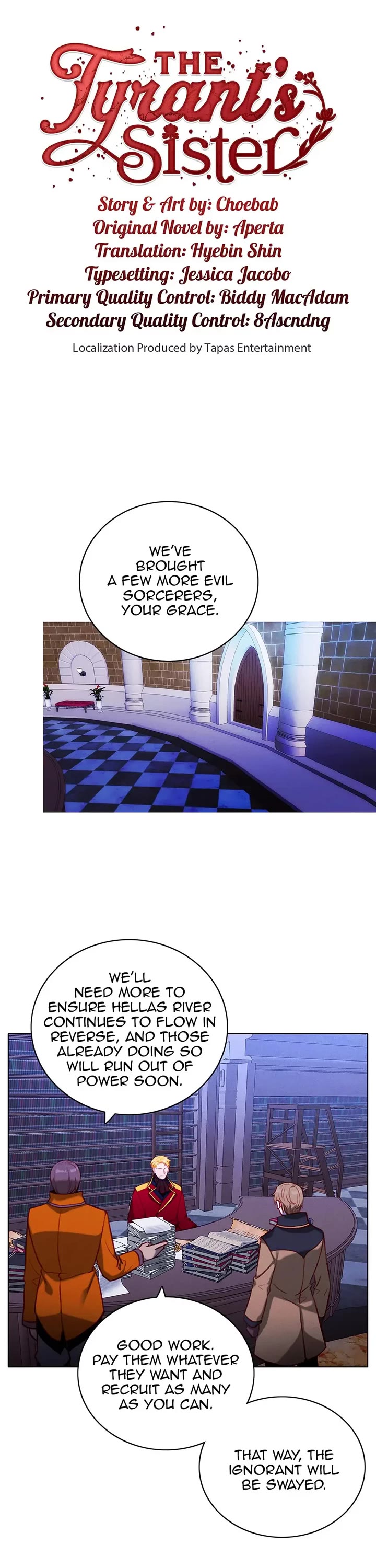 Living as the Tyrant's Older Sister chapter 151 page 1