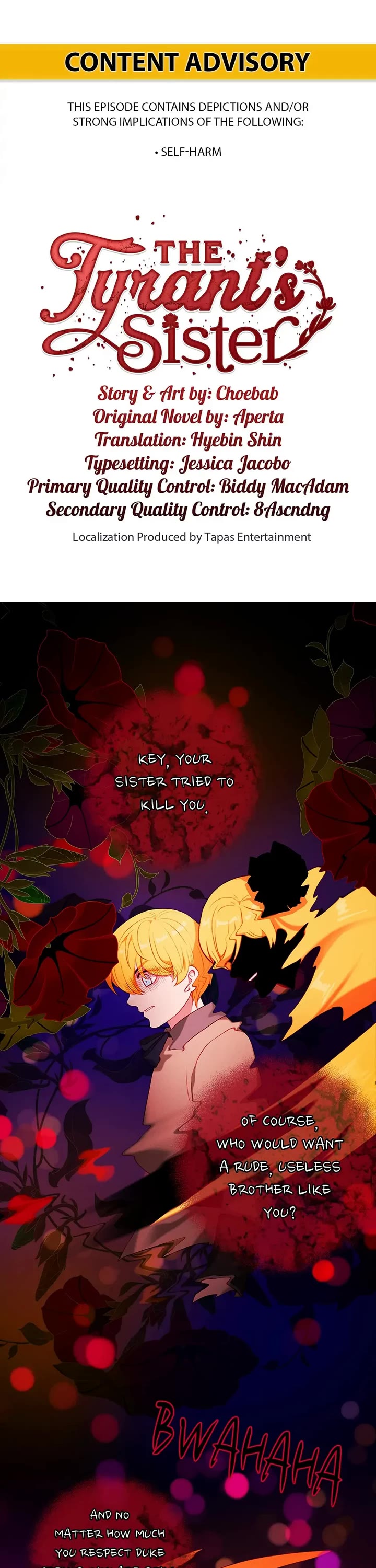 Living as the Tyrant's Older Sister chapter 153 page 1