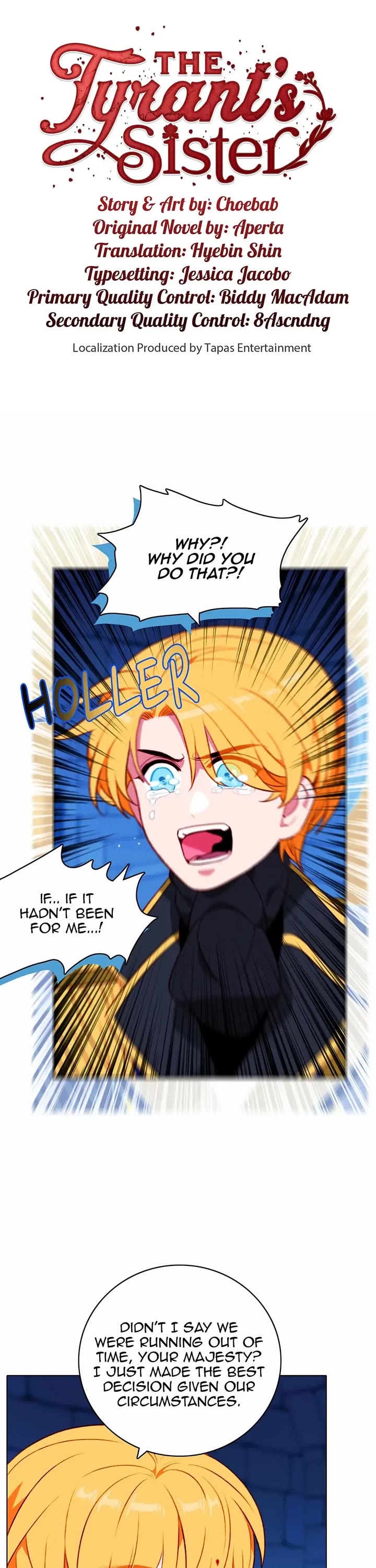 Living as the Tyrant's Older Sister chapter 156 page 1