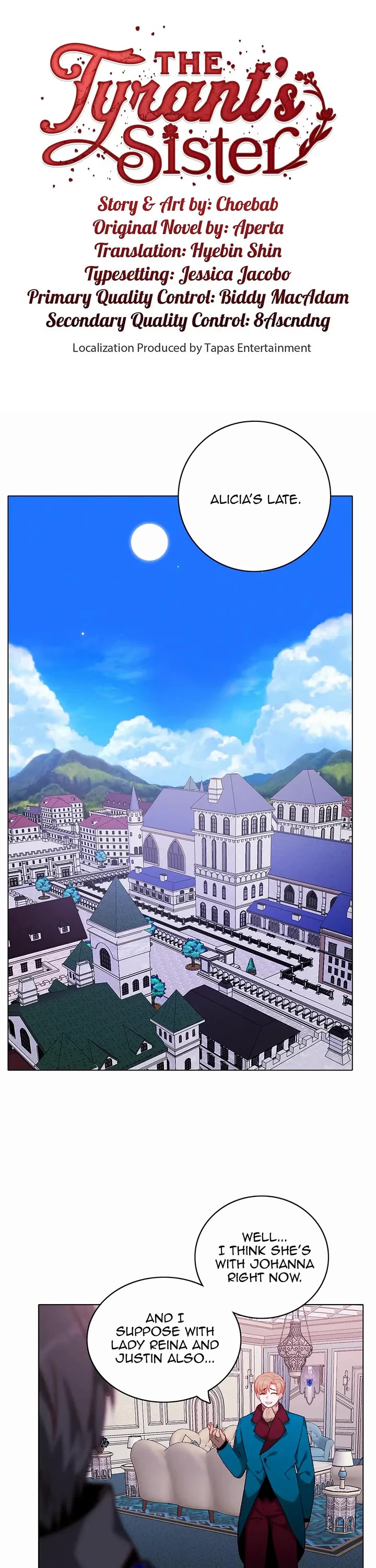 Living as the Tyrant's Older Sister chapter 162 page 1