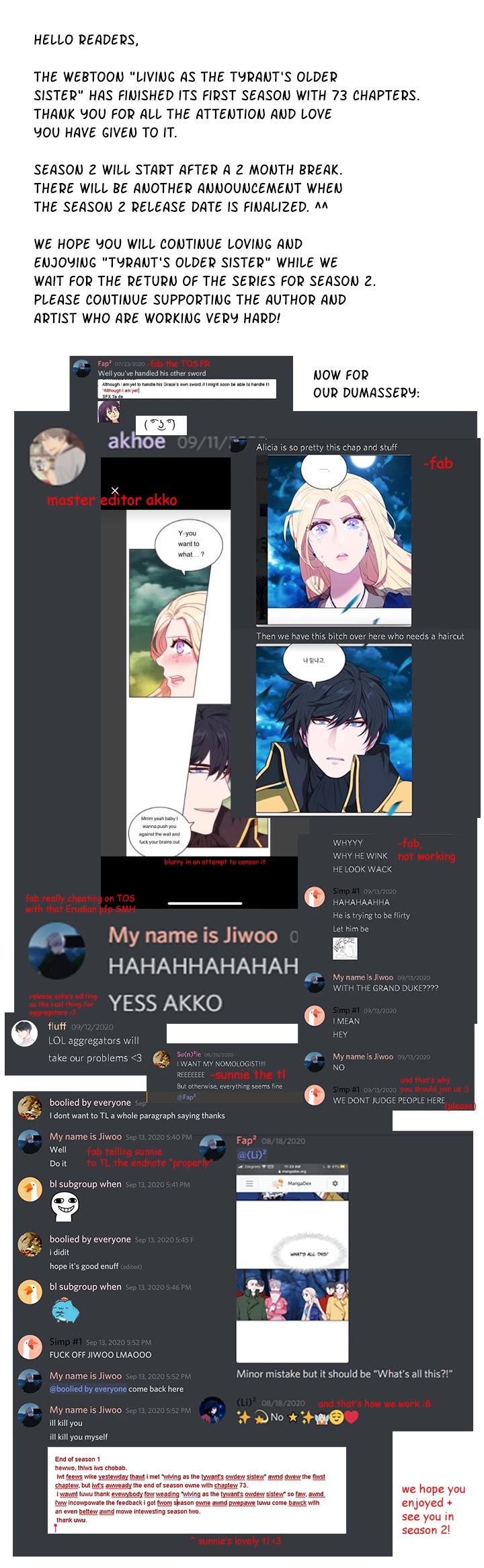 Living as the Tyrant's Older Sister chapter 73 page 28