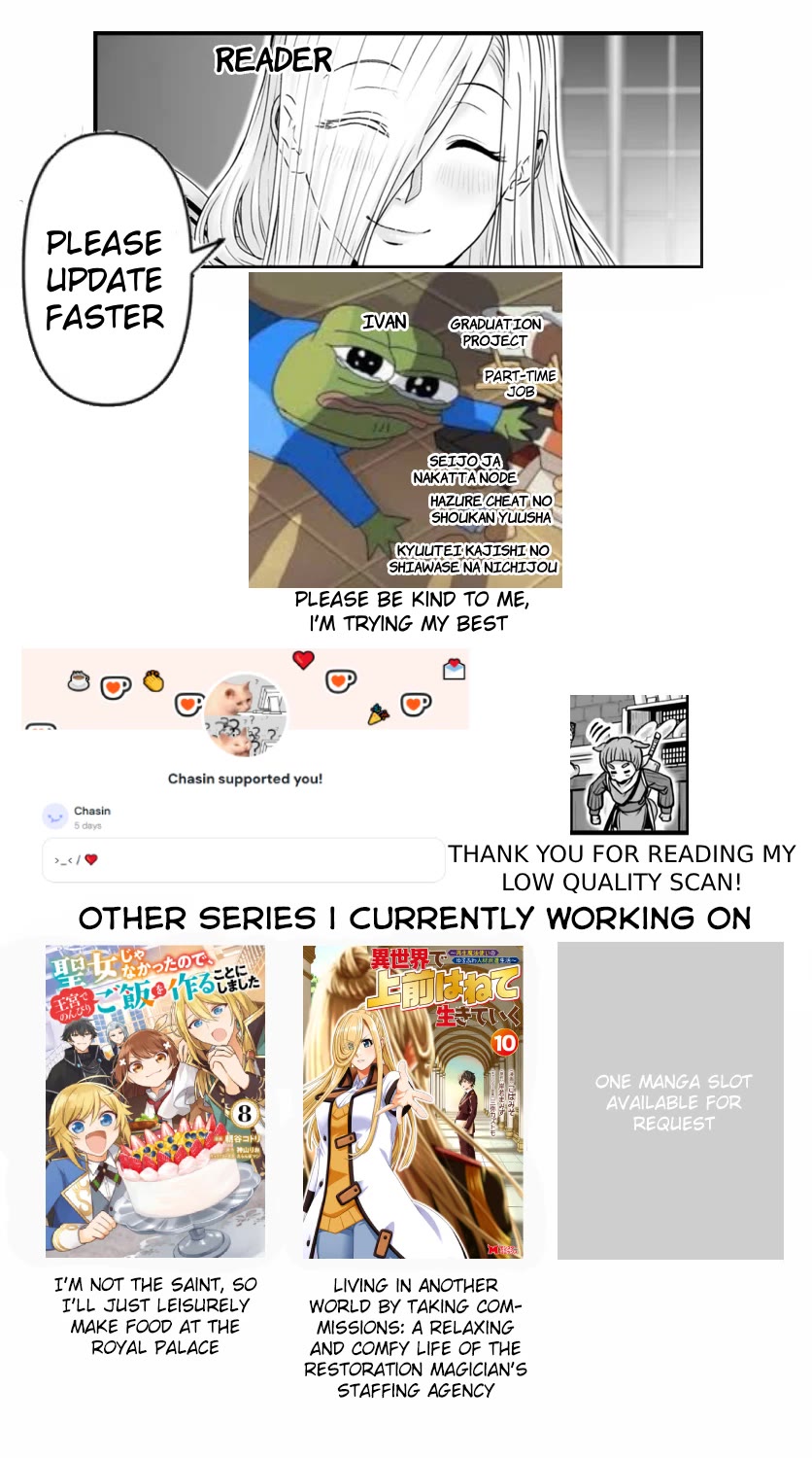 Living in Another World by Taking Commissions ~A Relaxing and Comfy Life of The Restoration Magician's Staffing Agency~ chapter 28 page 33