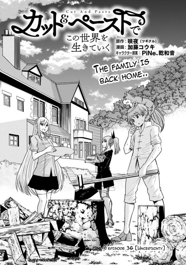 Living in This World With Cut & Paste chapter 36 page 1