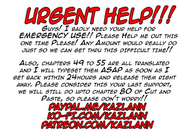 Living in This World With Cut & Paste chapter 48 page 1