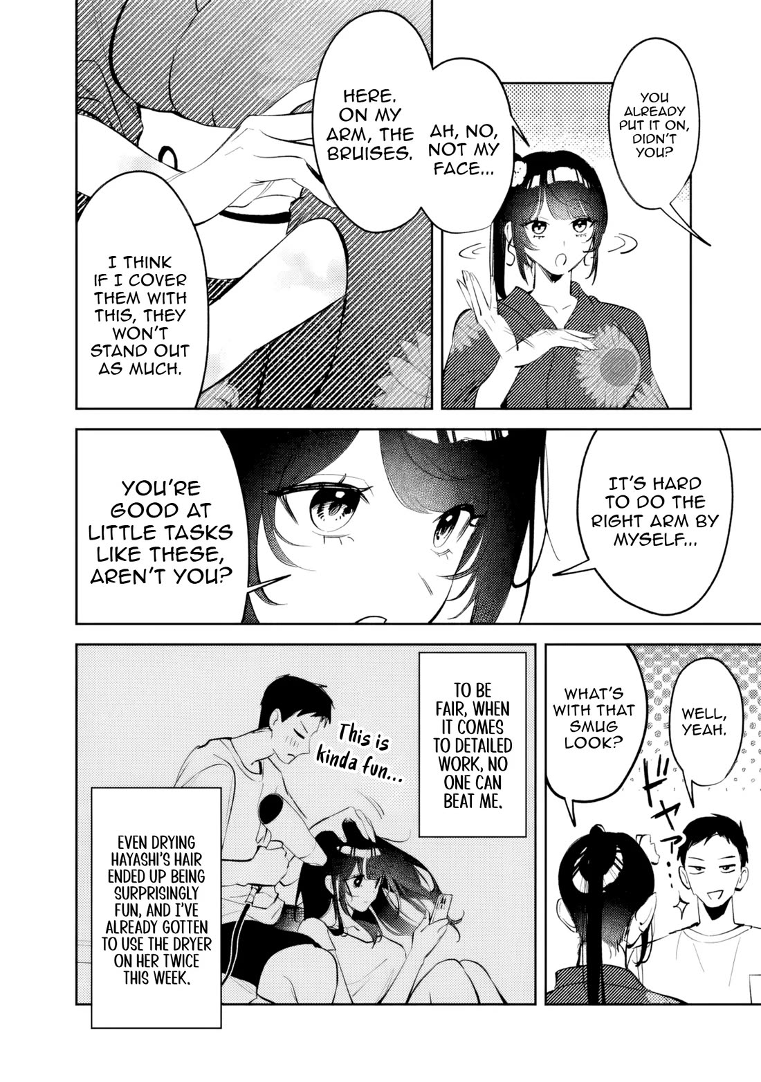 Living Together with the Queen from My High School Days Who was Arrogant, Surprisingly isn't That Uncomfortable chapter 28 page 6