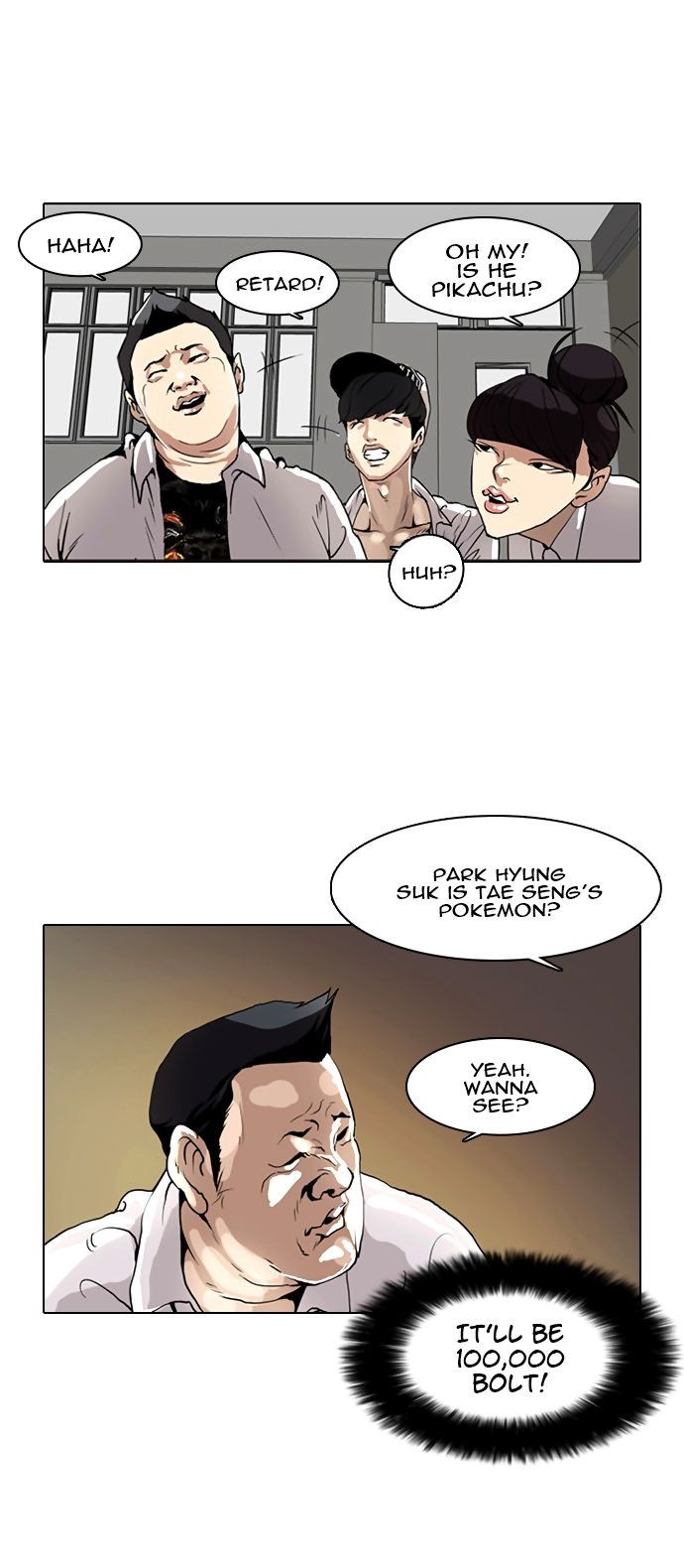 Lookism chapter 1 page 14