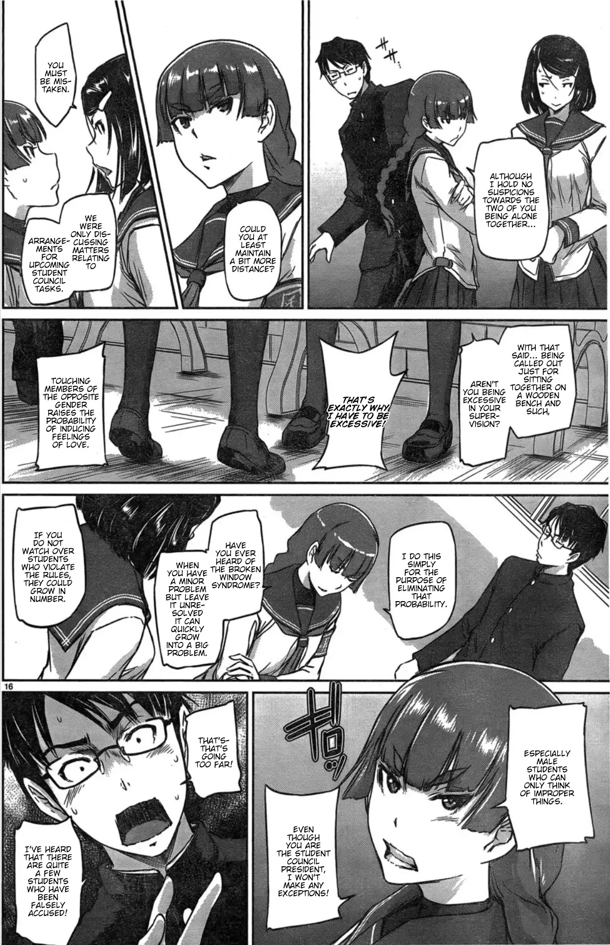 Love Oriented Student Council chapter 2 page 16