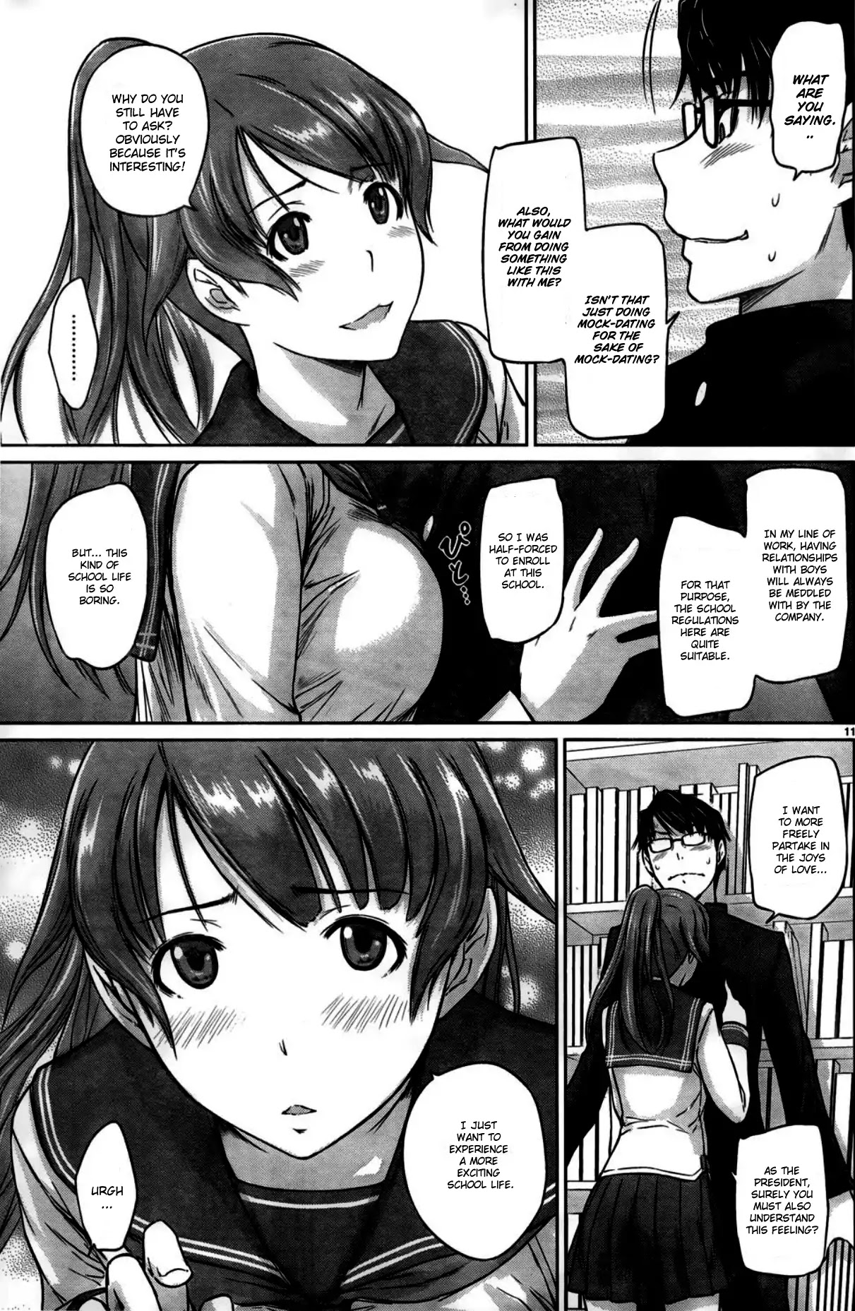 Love Oriented Student Council chapter 4 page 11
