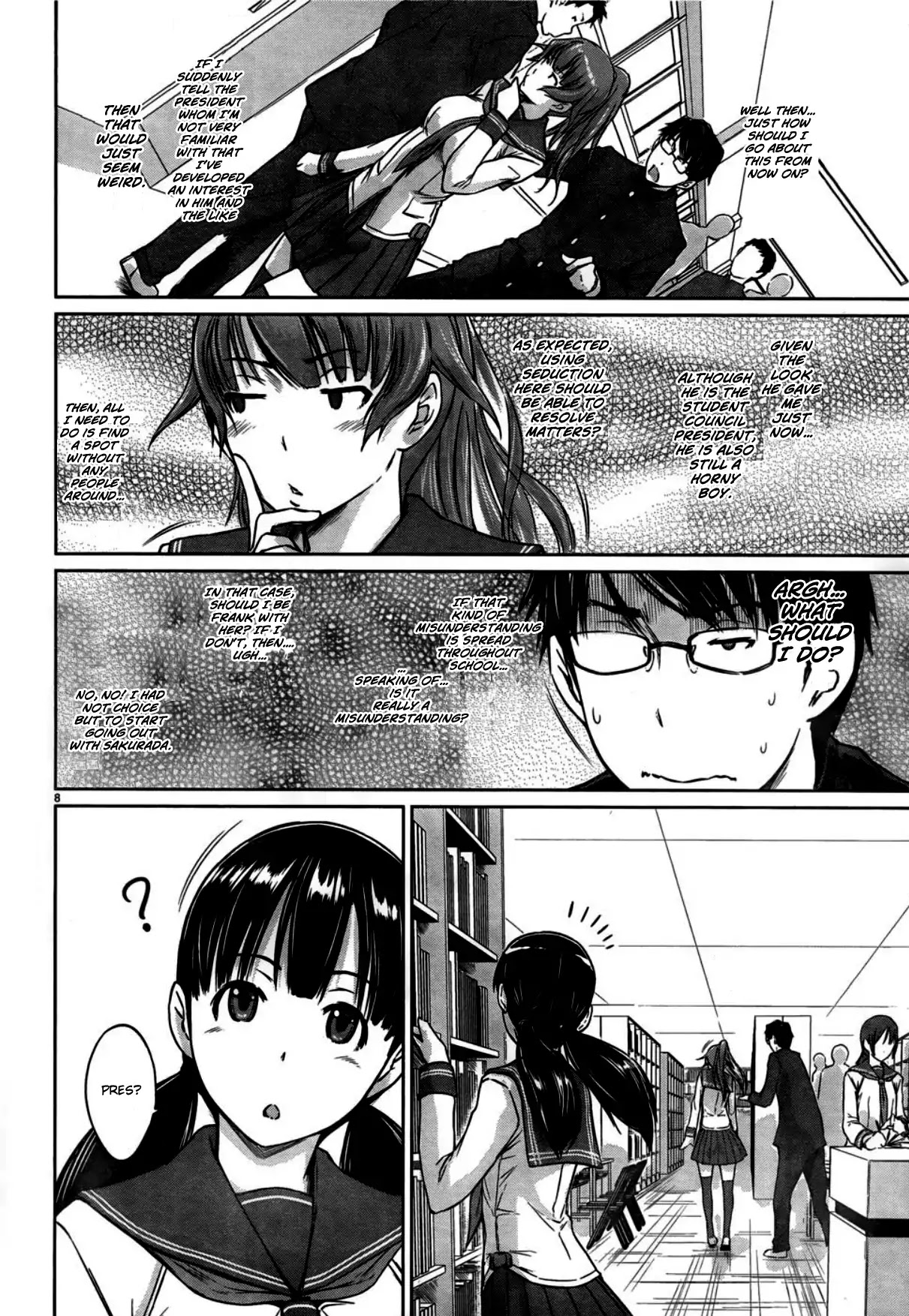 Love Oriented Student Council chapter 4 page 8