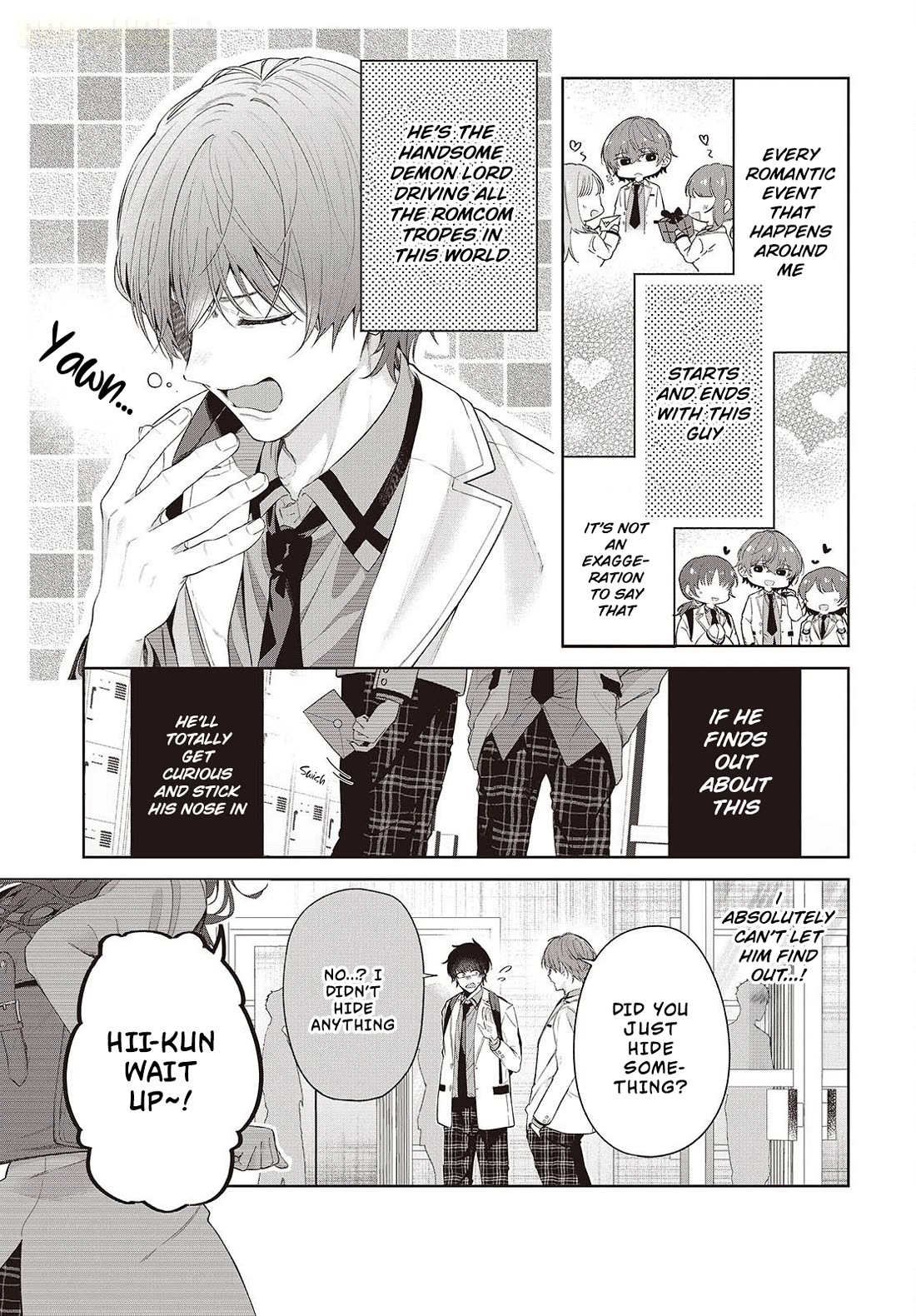 Loved by the Protagonist-sama’s Little Sister, but She’s Definitely a Yandere chapter 1 page 9