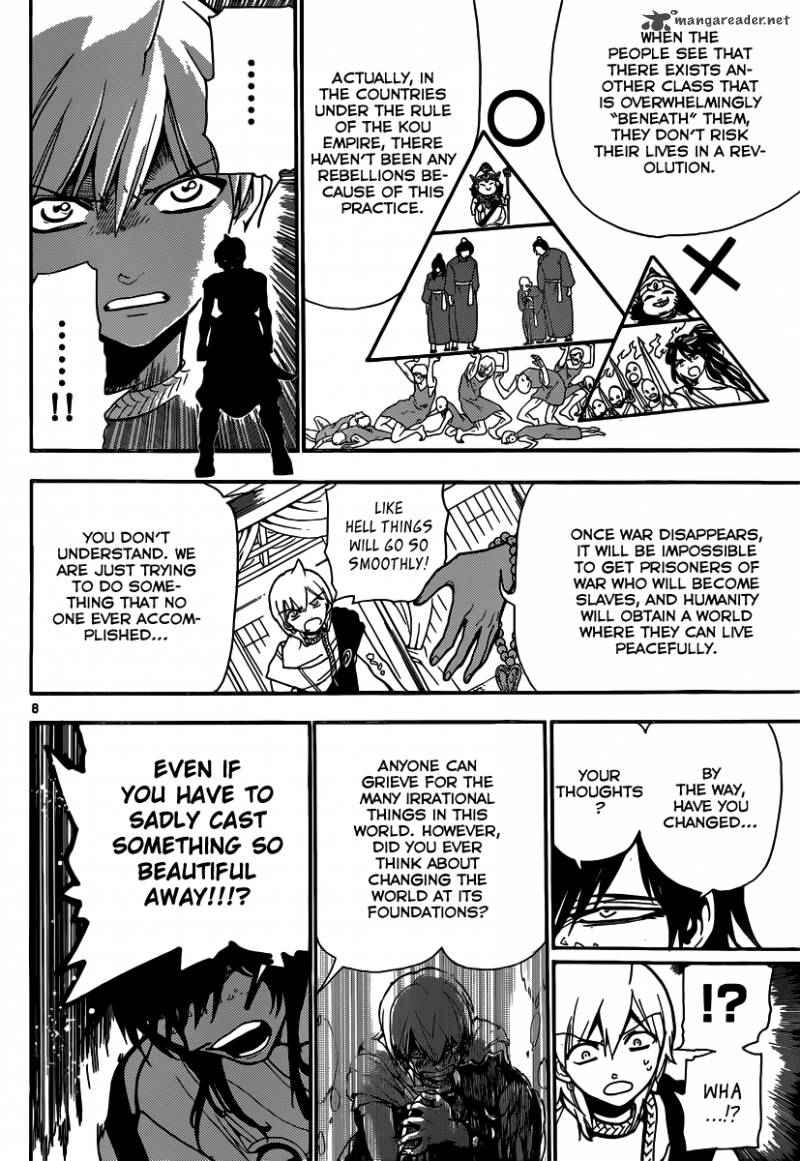 Magi - Labyrinth of Magic chapter 209 page 8