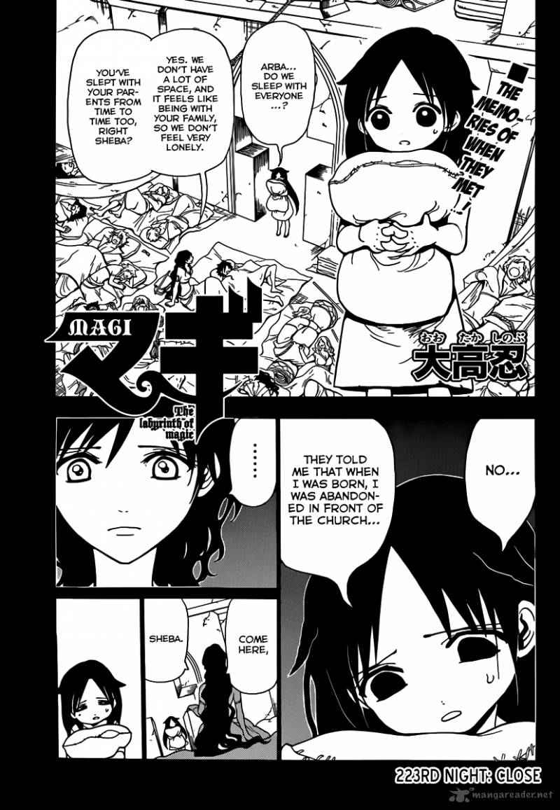 Magi - Labyrinth of Magic chapter 223 page 2