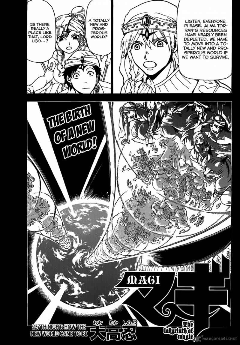 Magi - Labyrinth of Magic chapter 237 page 2