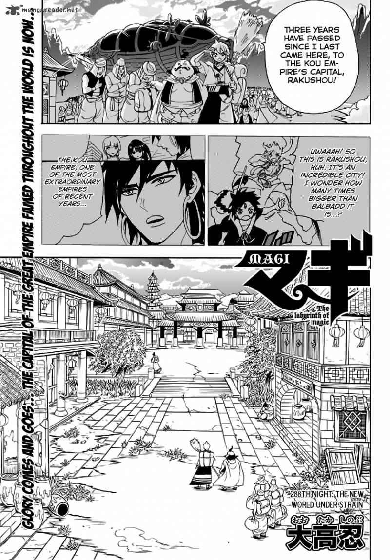 Magi - Labyrinth of Magic chapter 288 page 2