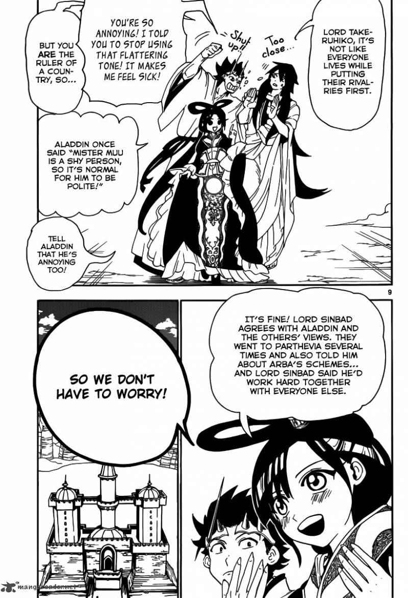 Magi - Labyrinth of Magic chapter 319 page 9