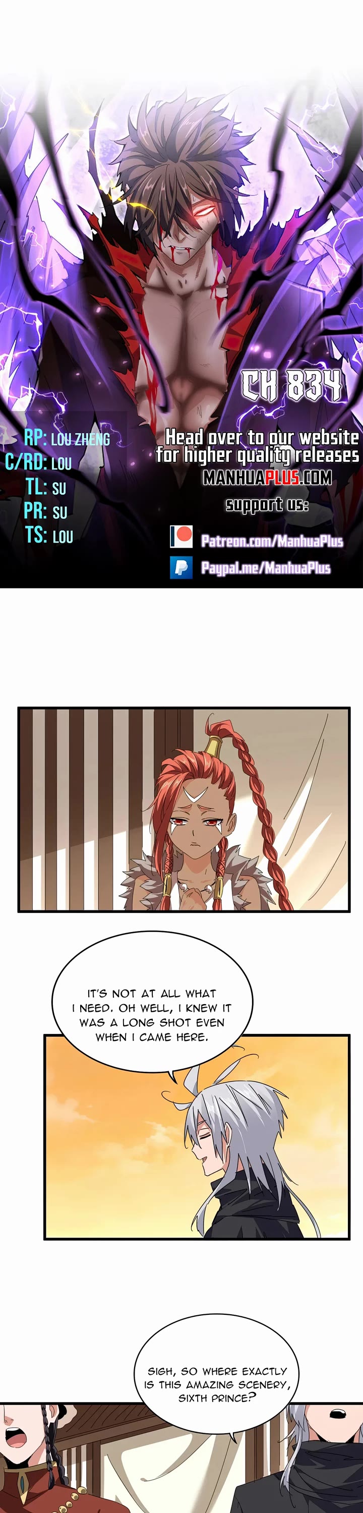 Magic Emperor chapter 834 page 1