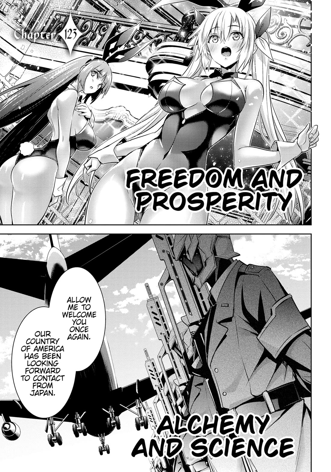 Magika no Kenshi to Shoukan Maou chapter 123 page 1