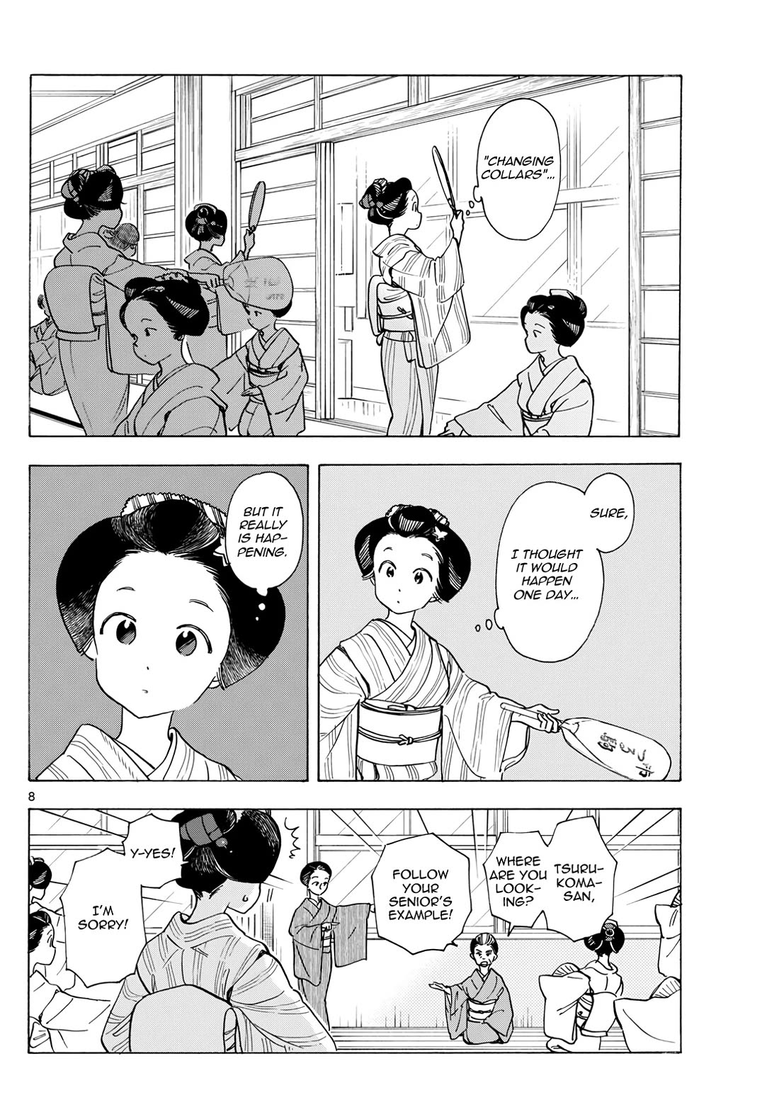 Maiko-san Chi no Makanai-san chapter 279 page 8